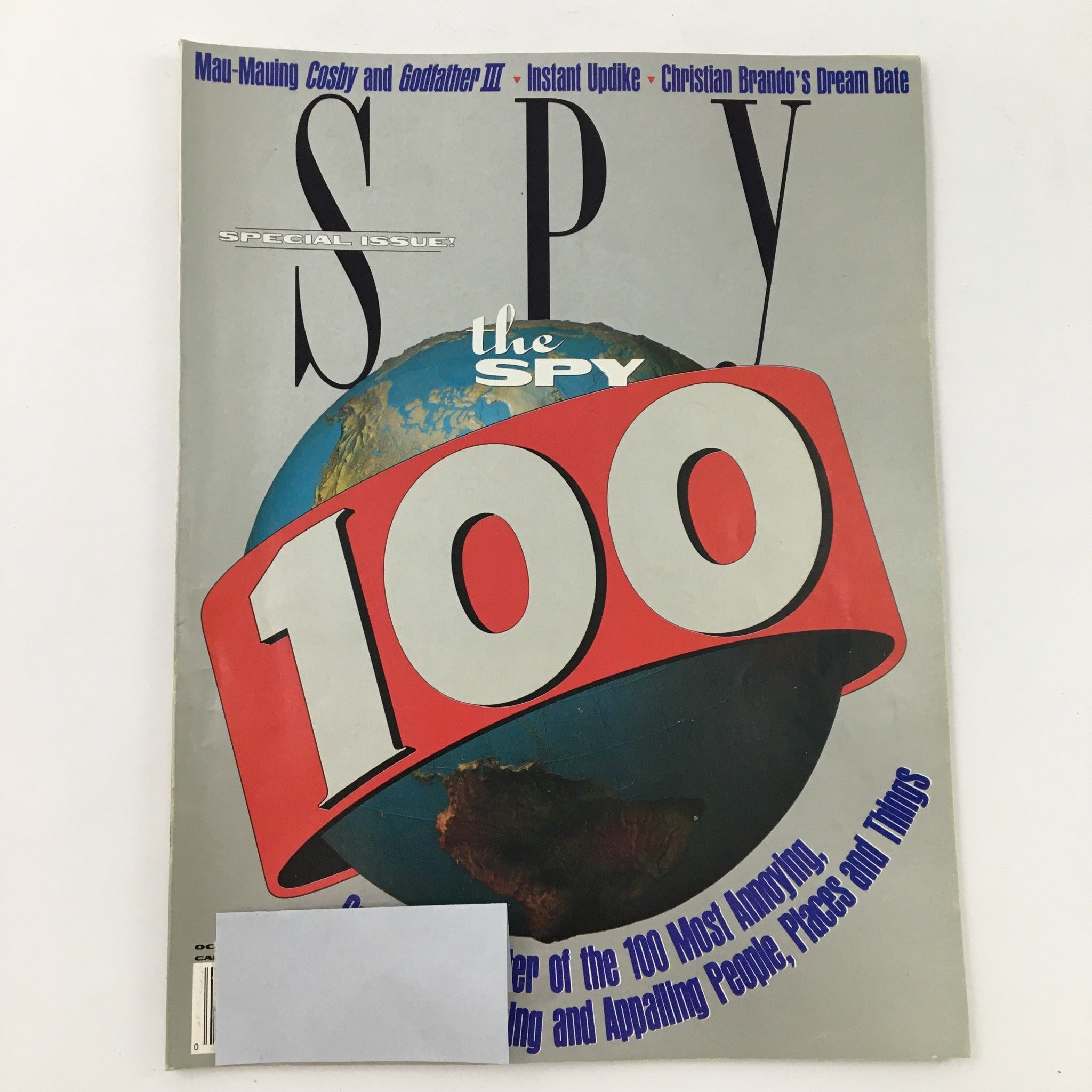 Spy Magazine October 1990 Christian Brando & Mau-Mauing Cosby & Godfather III