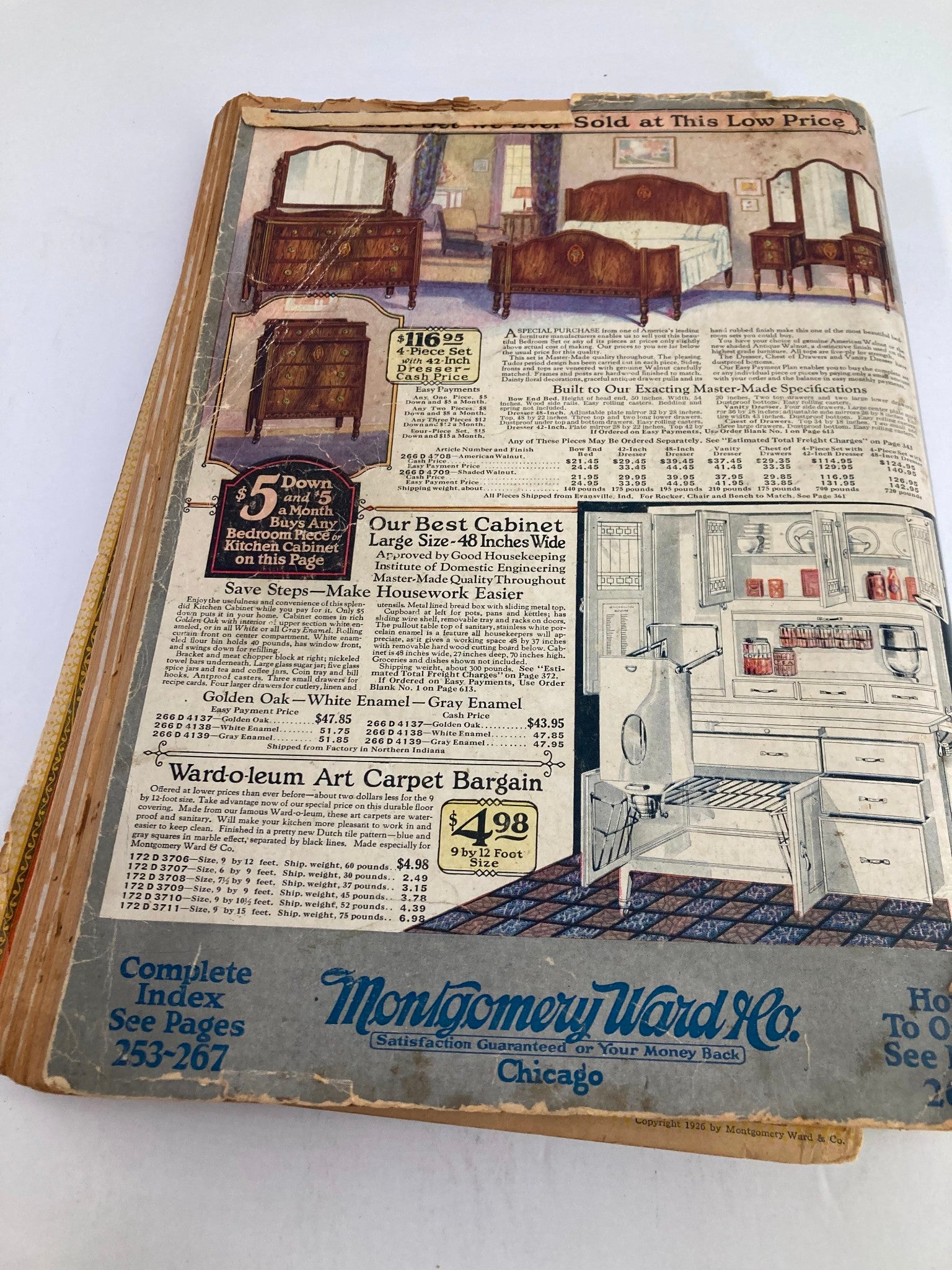 1926 Montgomery Ward & Co. Catalog Number 104 Spring & Summer No Label