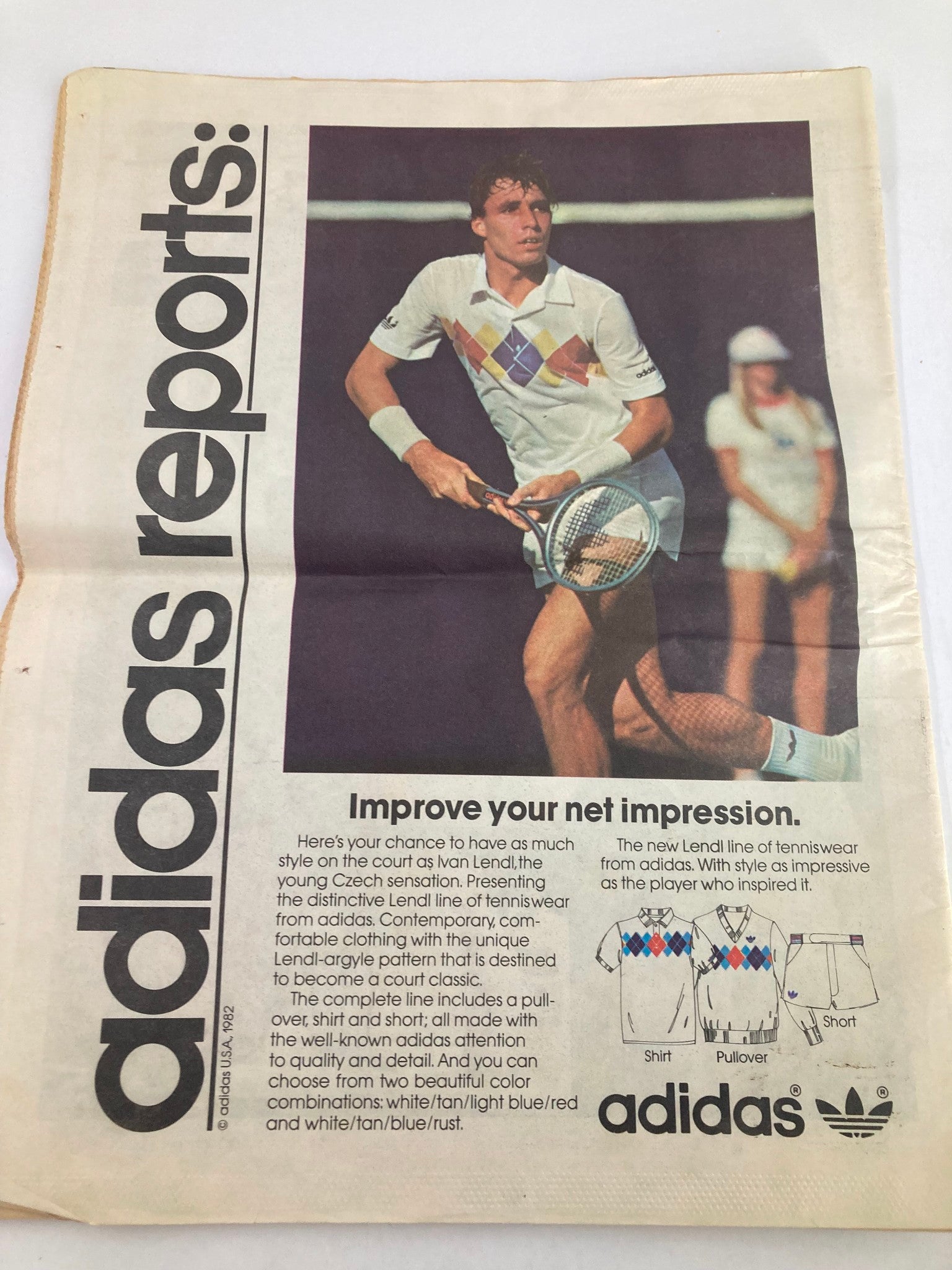 VTG Inside Tennis Magazine October 1982 The World According to Jimmy No Label