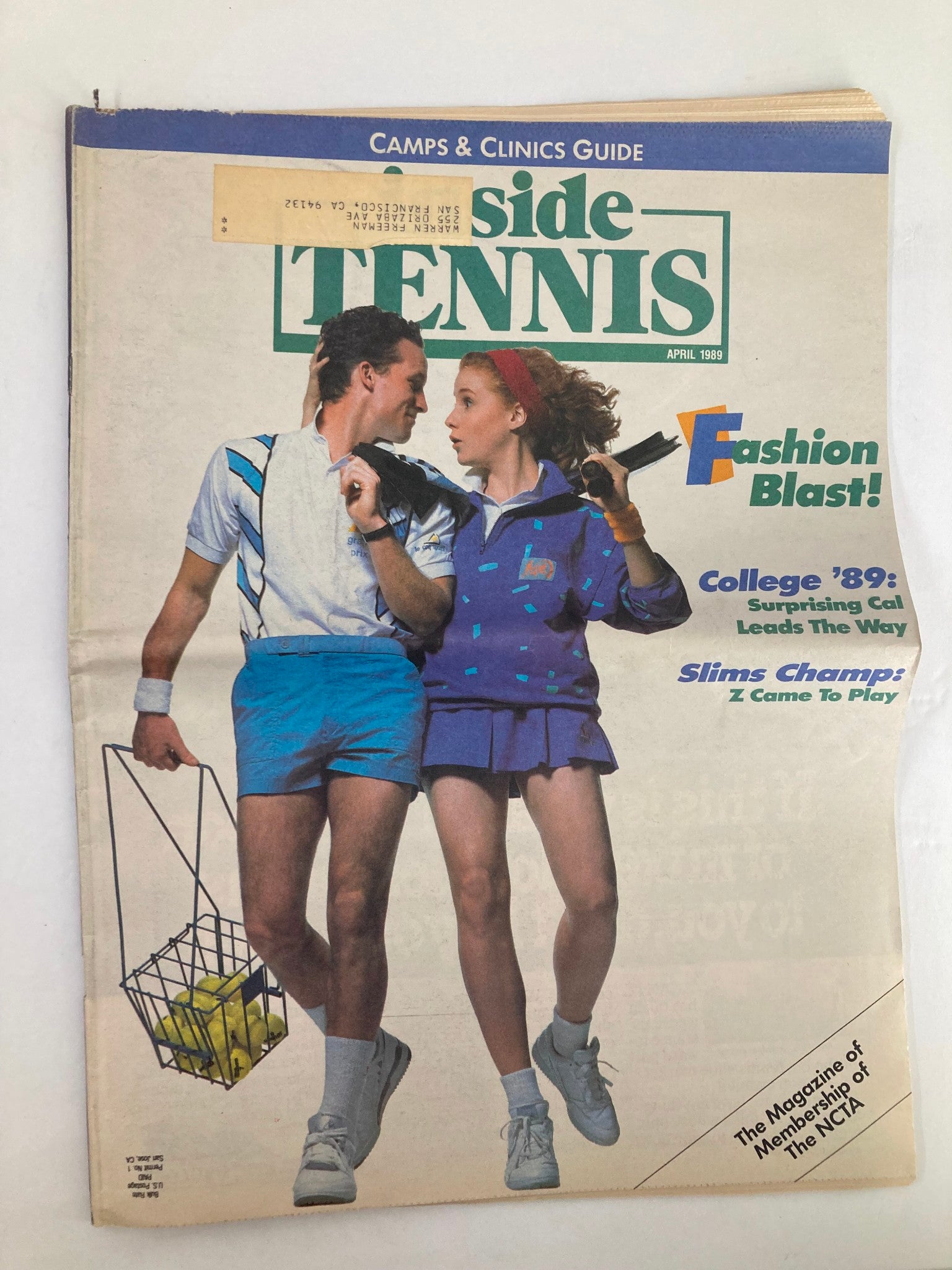VTG Inside Tennis Magazine April 1989 Slims Champs Z Came To Play