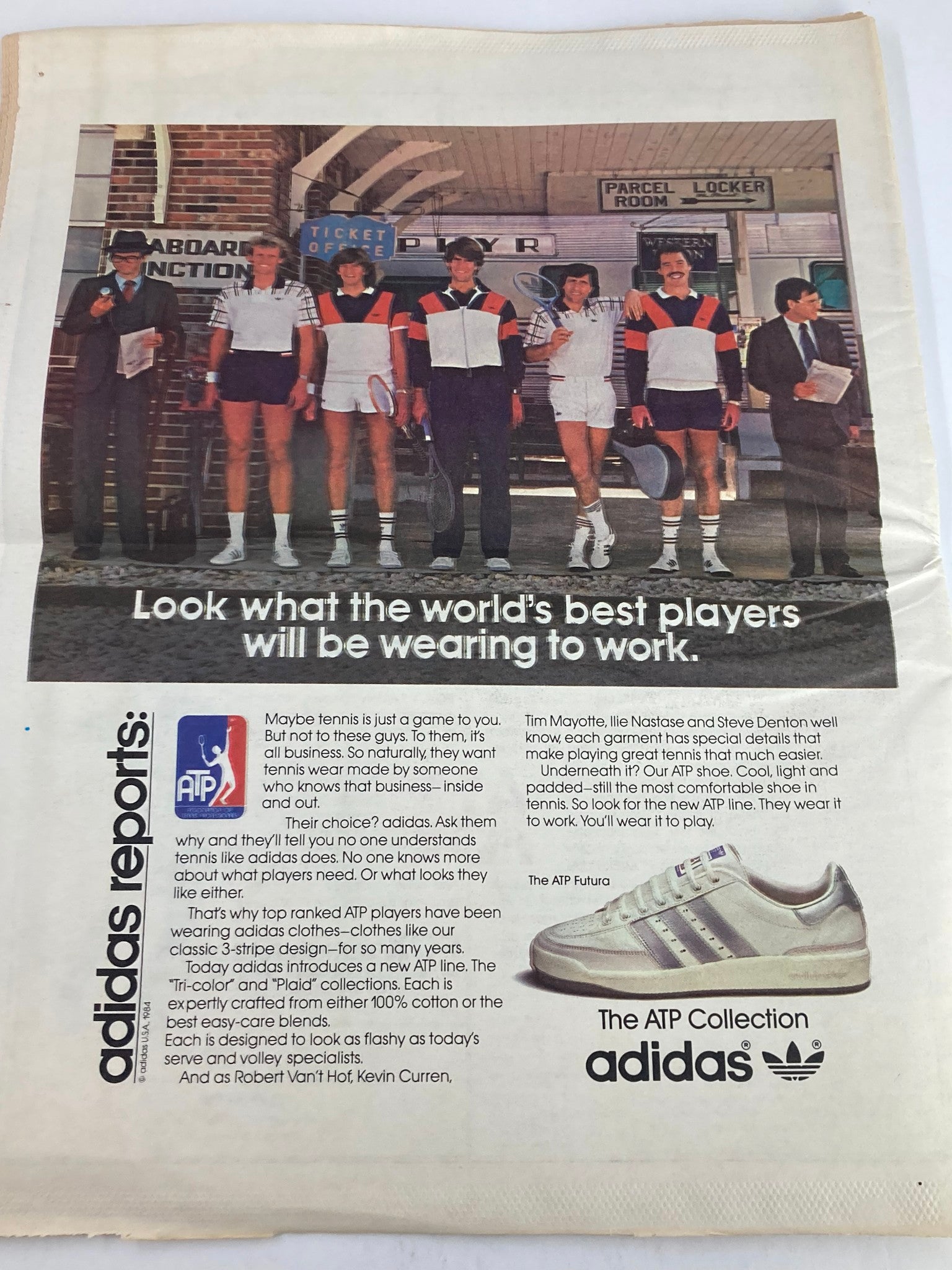 VTG Inside Tennis Magazine November 1984 Fine Tuning Your Body