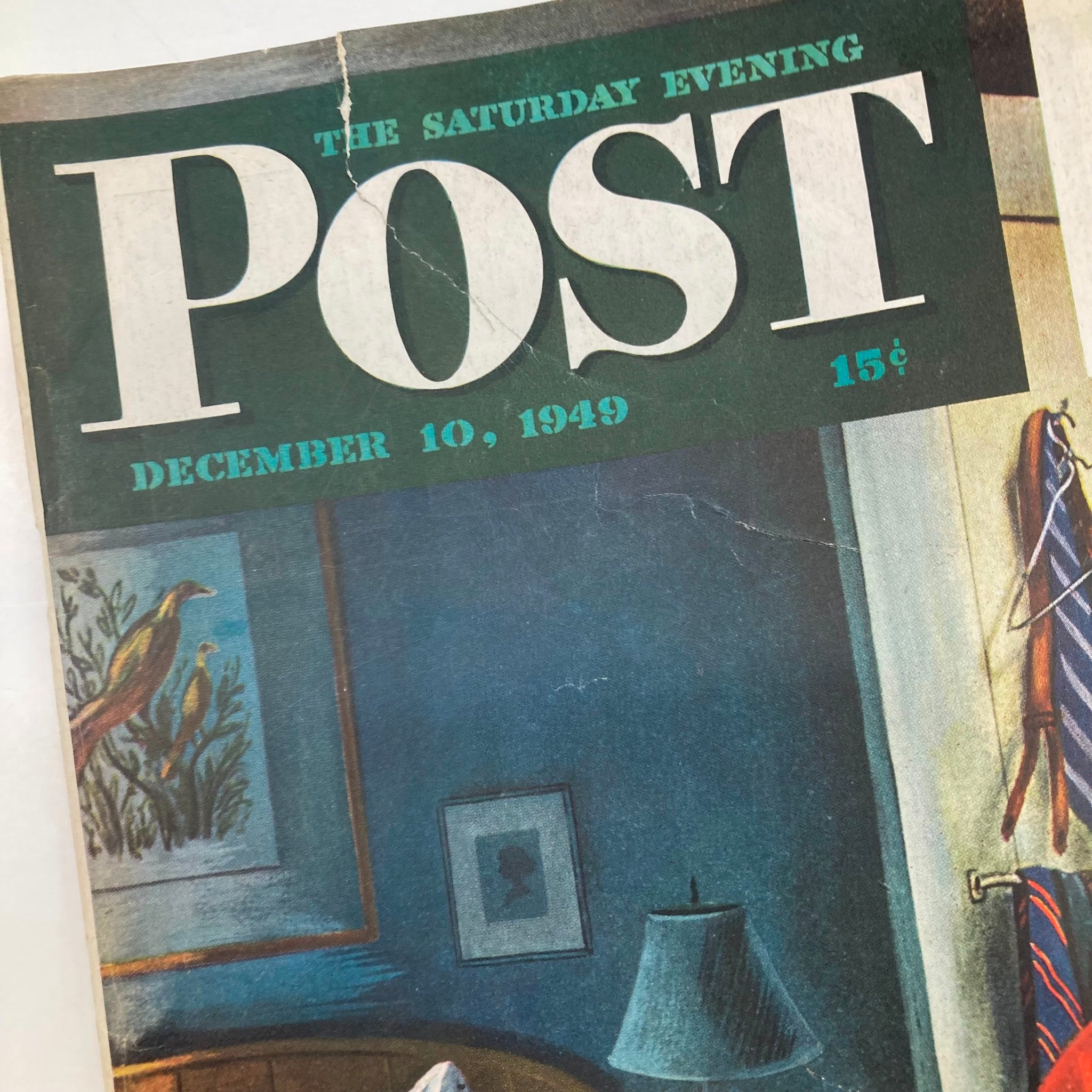 Saturday Evening Post Magazine December 10 1949 C. Alajalov Good Interior