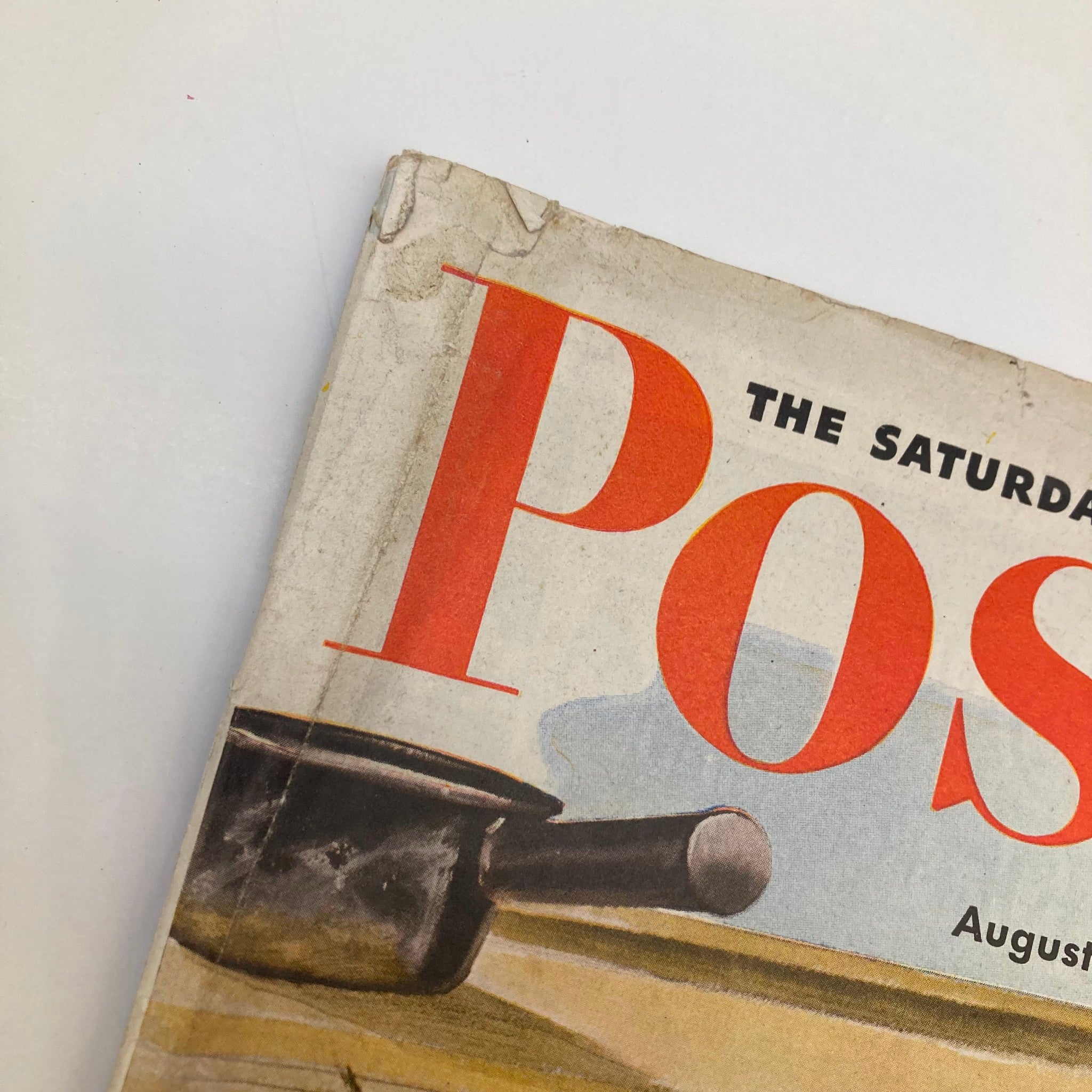 Saturday Evening Post Magazine August 15 1942 Illustrated Cover by Howard Scott