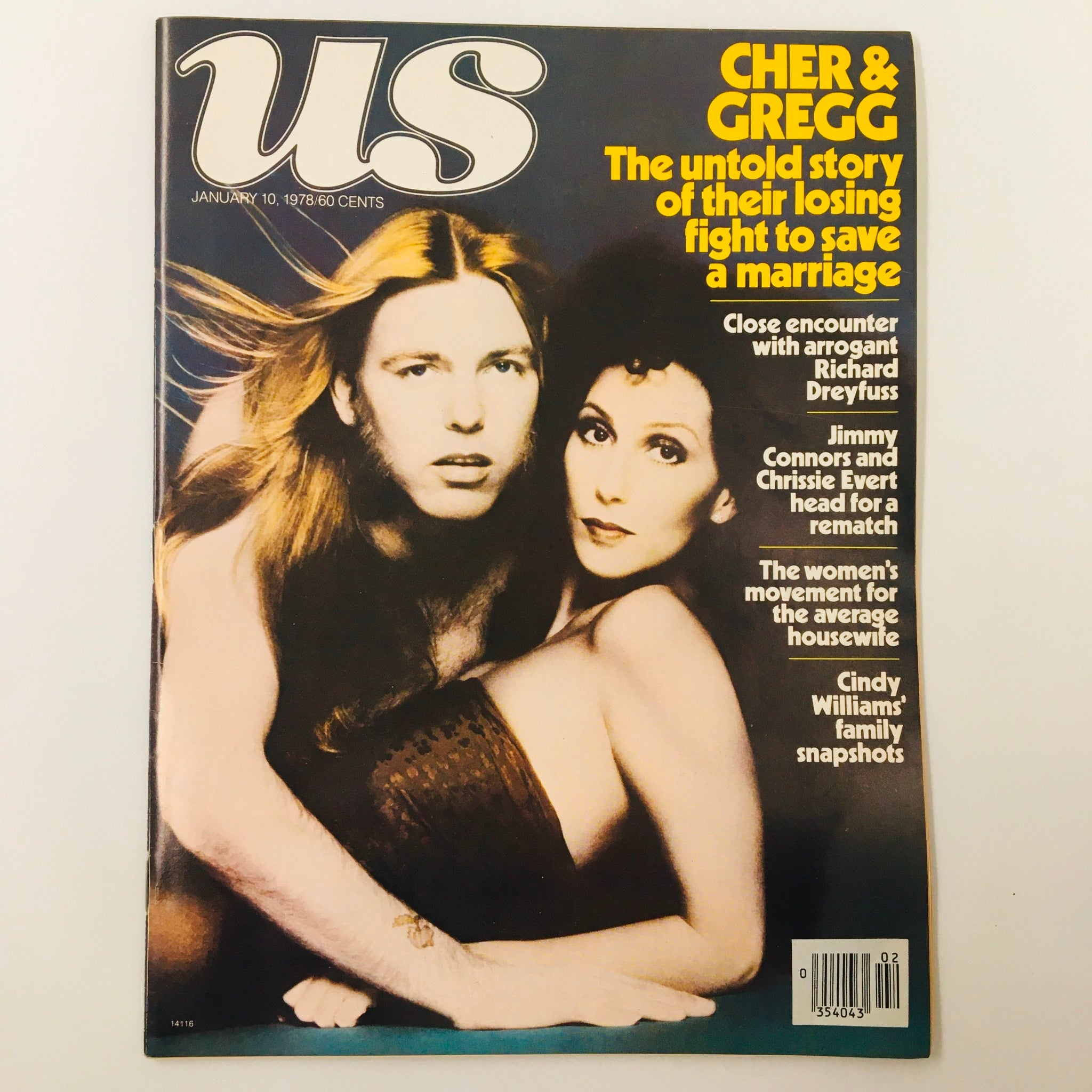 VTG US Magazine January 10 1978 Cher and Gregg Allman The Untold Story No Label