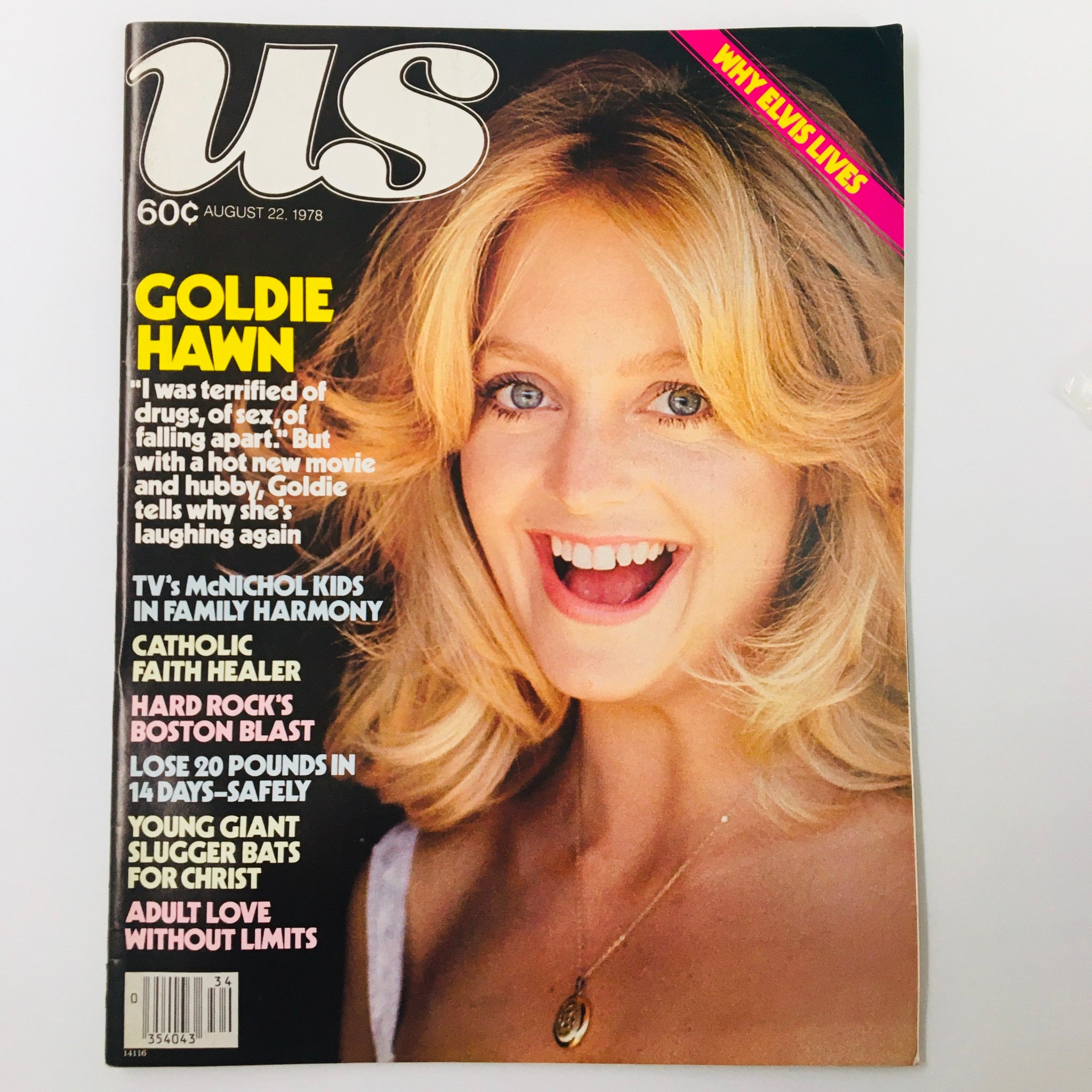 VTG US Magazine August 22 1978 Goldie Hawn & TV's McNichol Kids No Label VG