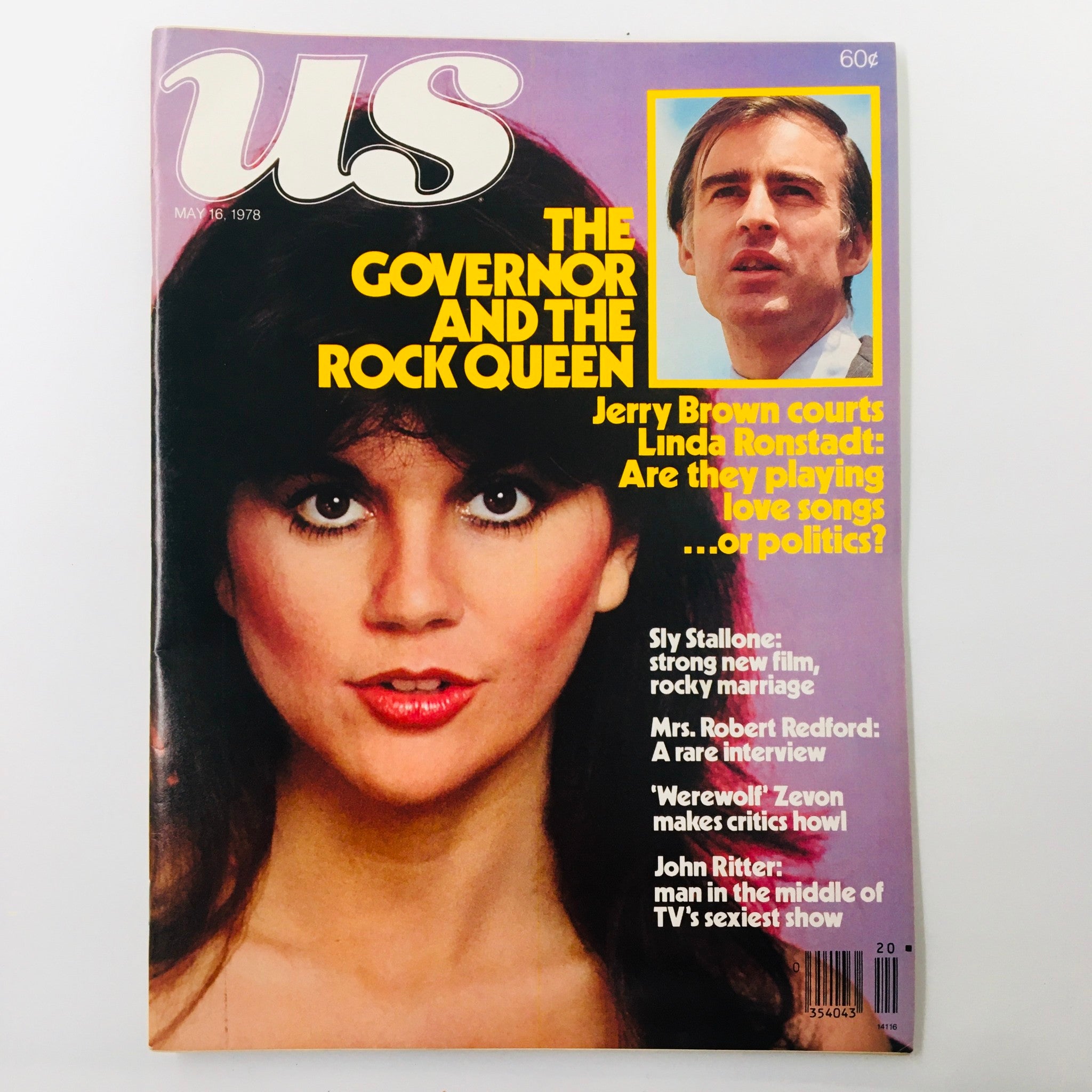 VTG US Magazine May 16 1978 Jerry Brown and Linda Ronstadt No Label VG