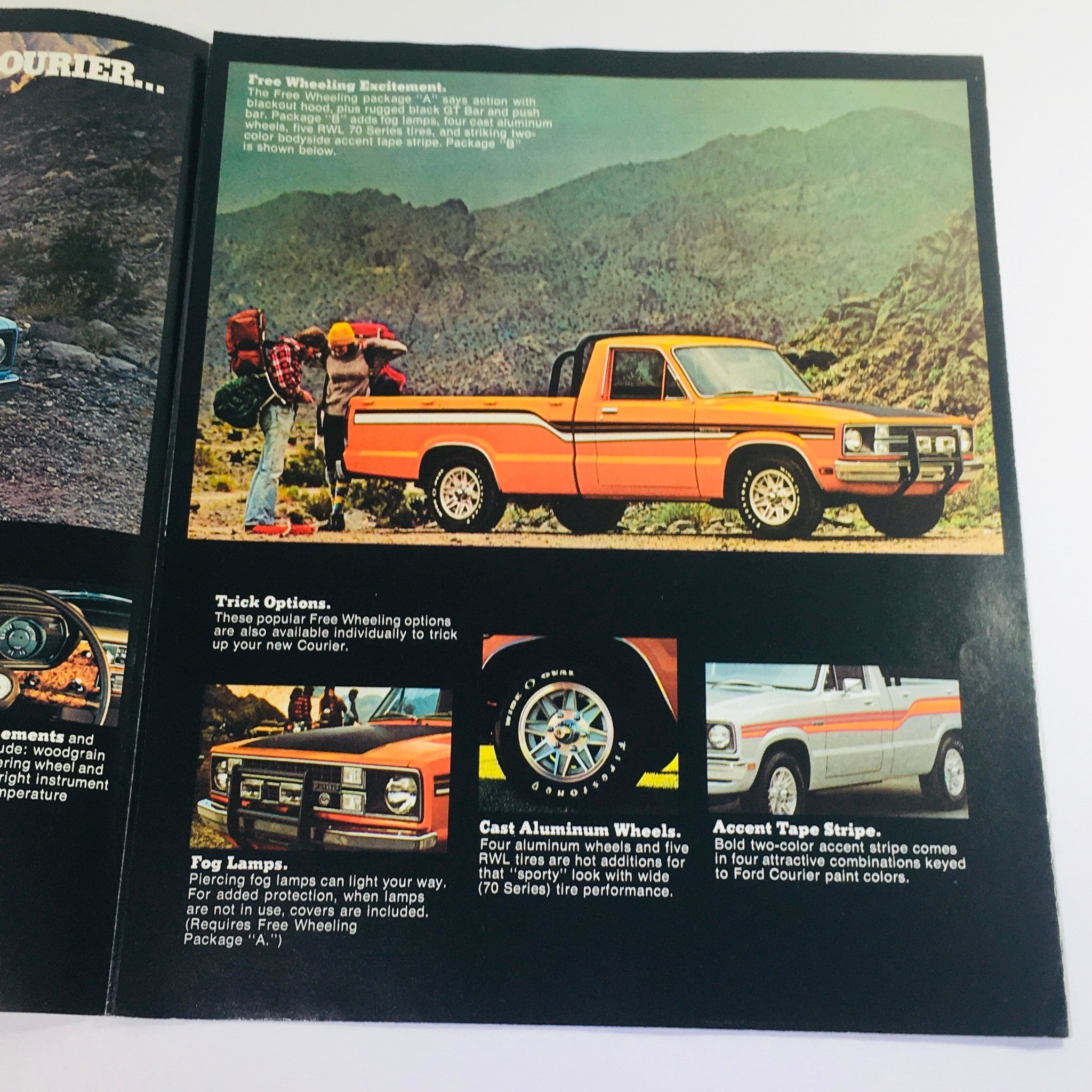 Vintage 1978 Ford Courier 2-Door Pick-Up 1.8L 4-Cylinder 35-Amp Car Brochure