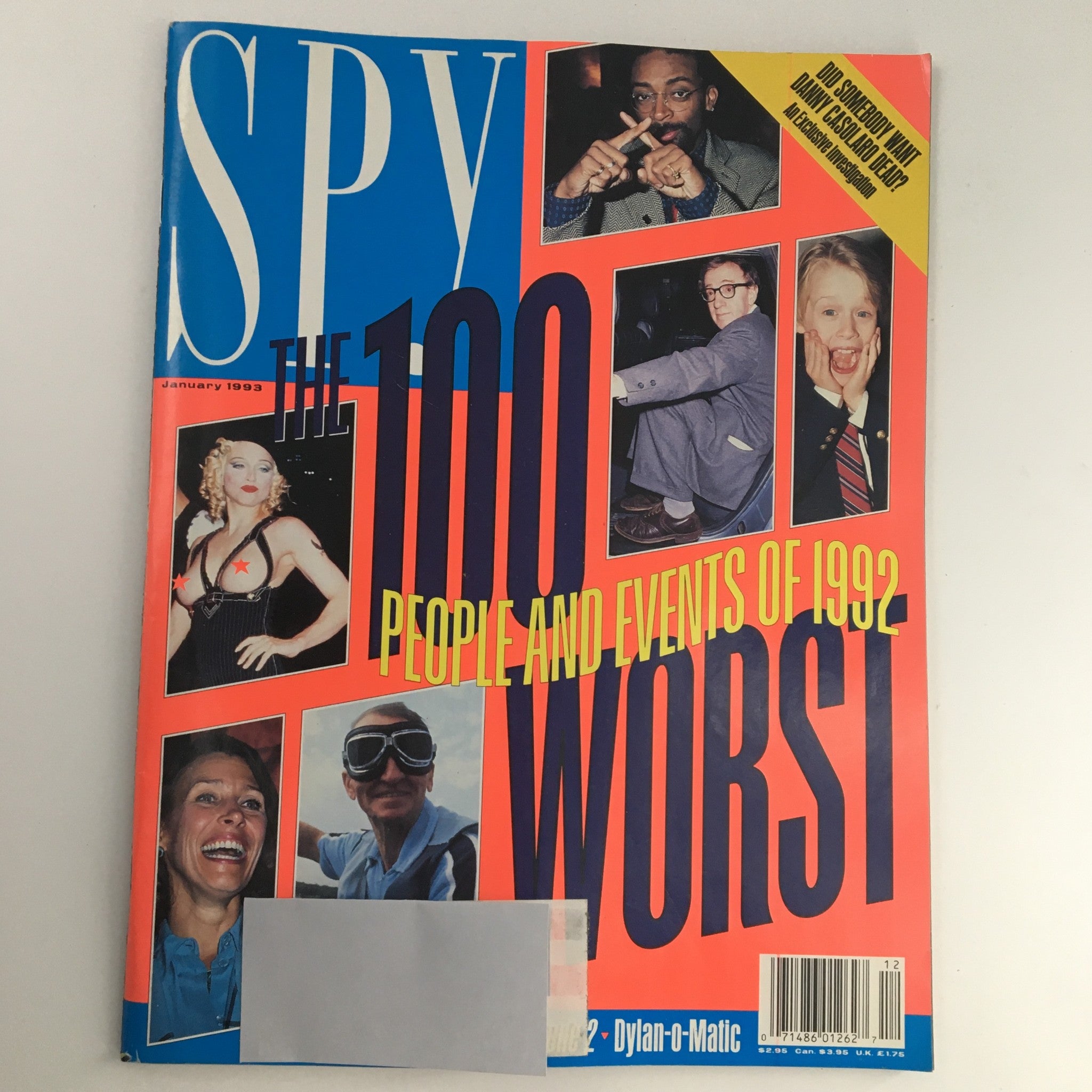 Spy Magazine January 1993 Madonna & Macaulay Culkin & 100 Worst Events & People