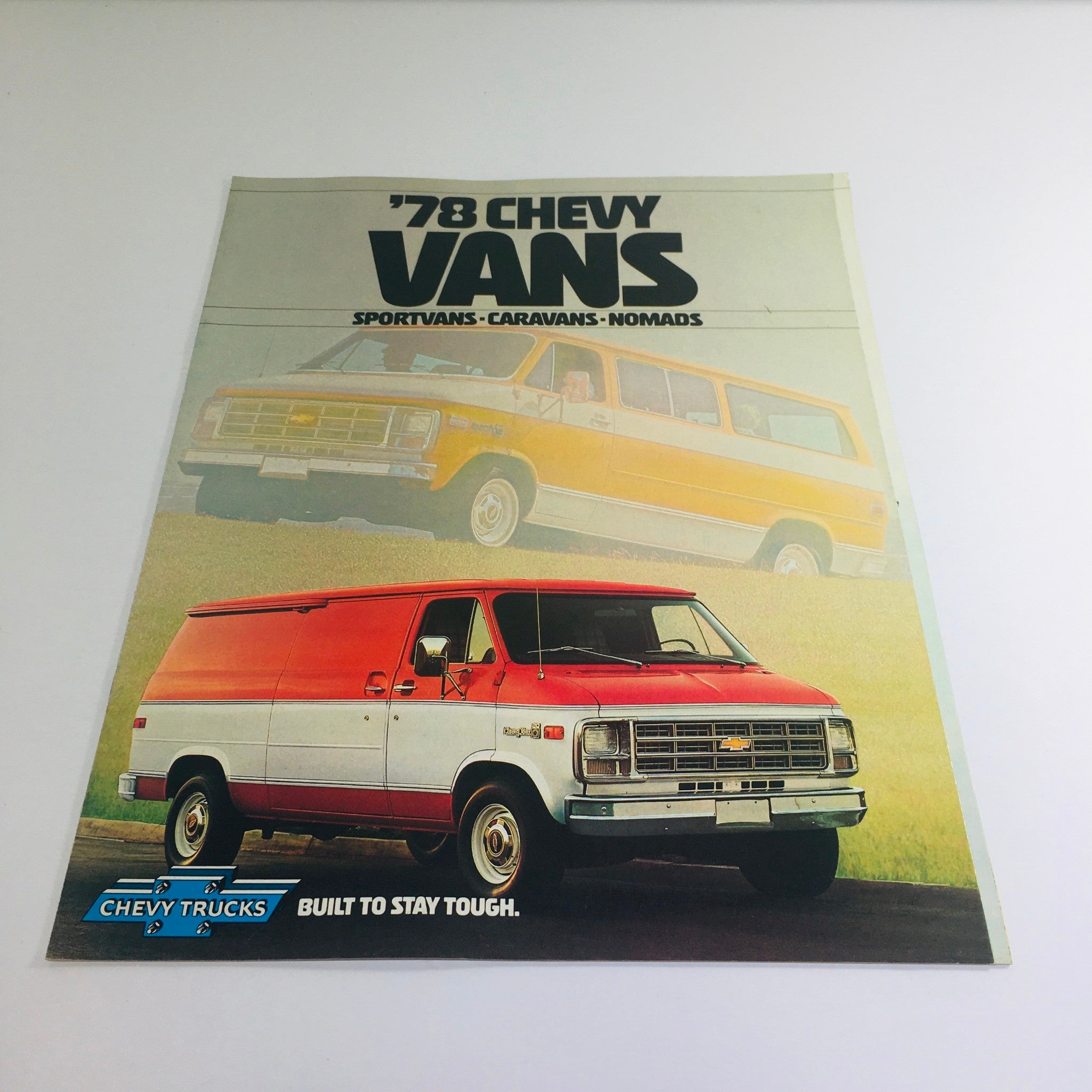 1978 Chevy Vans Sportsvans/Caravans/Nomads G10, G20. G30 Car sales Brochure vtg