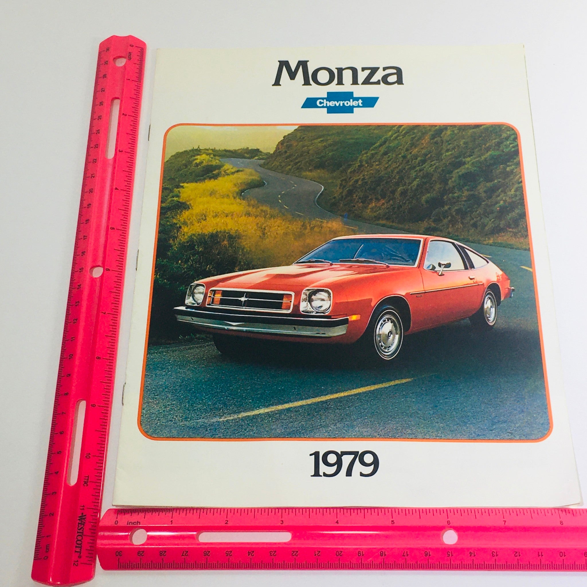 Vintage 1979 Chevrolet Monza 2 + 2 Hatchback Car auto sales catalog Brochure