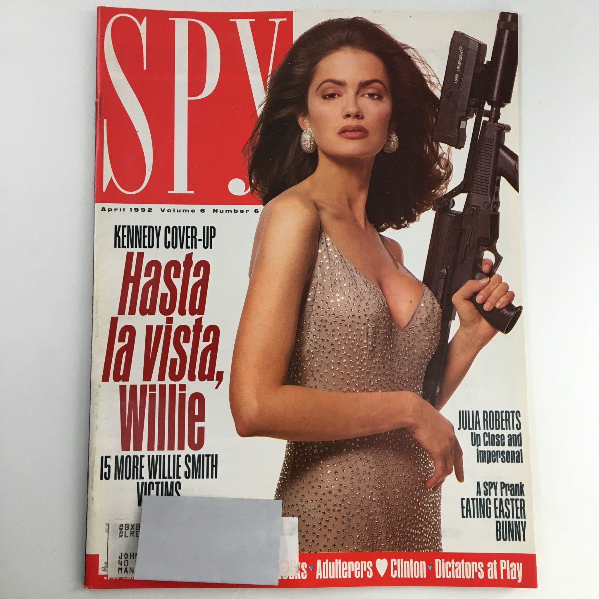 Spy Magazine April 1992 Julia Roberts & Bill Clinton & John F. Kennedy, VG