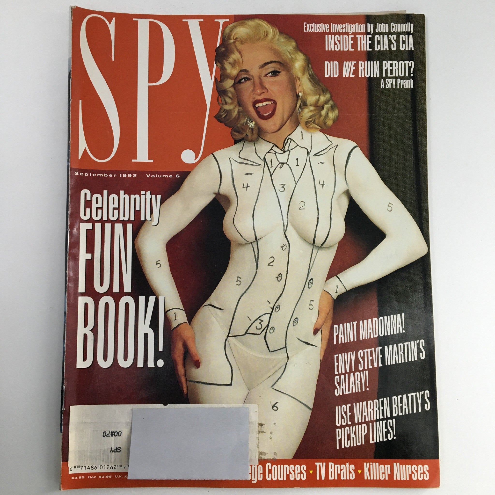 Spy Magazine September 1992 Madonna & Steve Martin & A Spy Prank Feature, VG