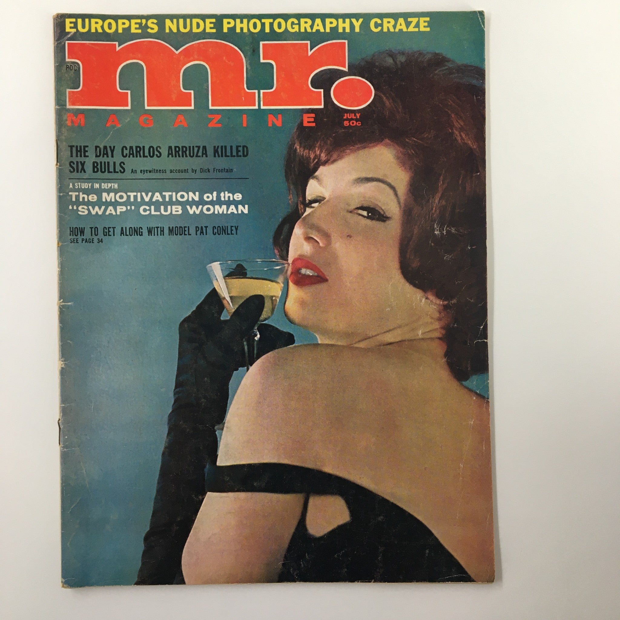 VTG Mr. Magazine July 1963 The Day Carlos Arruza Killed Six Bulls No Label