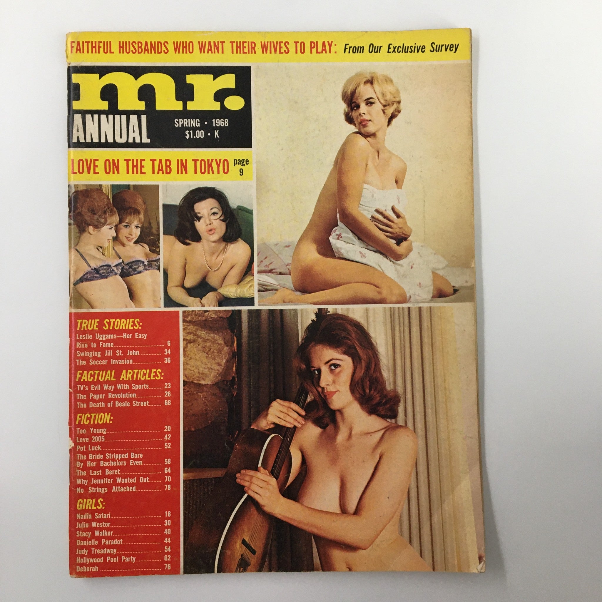 VTG Mr. Annual Magazine Spring 1968 Faithful Husbands Wants Wives Play No Label