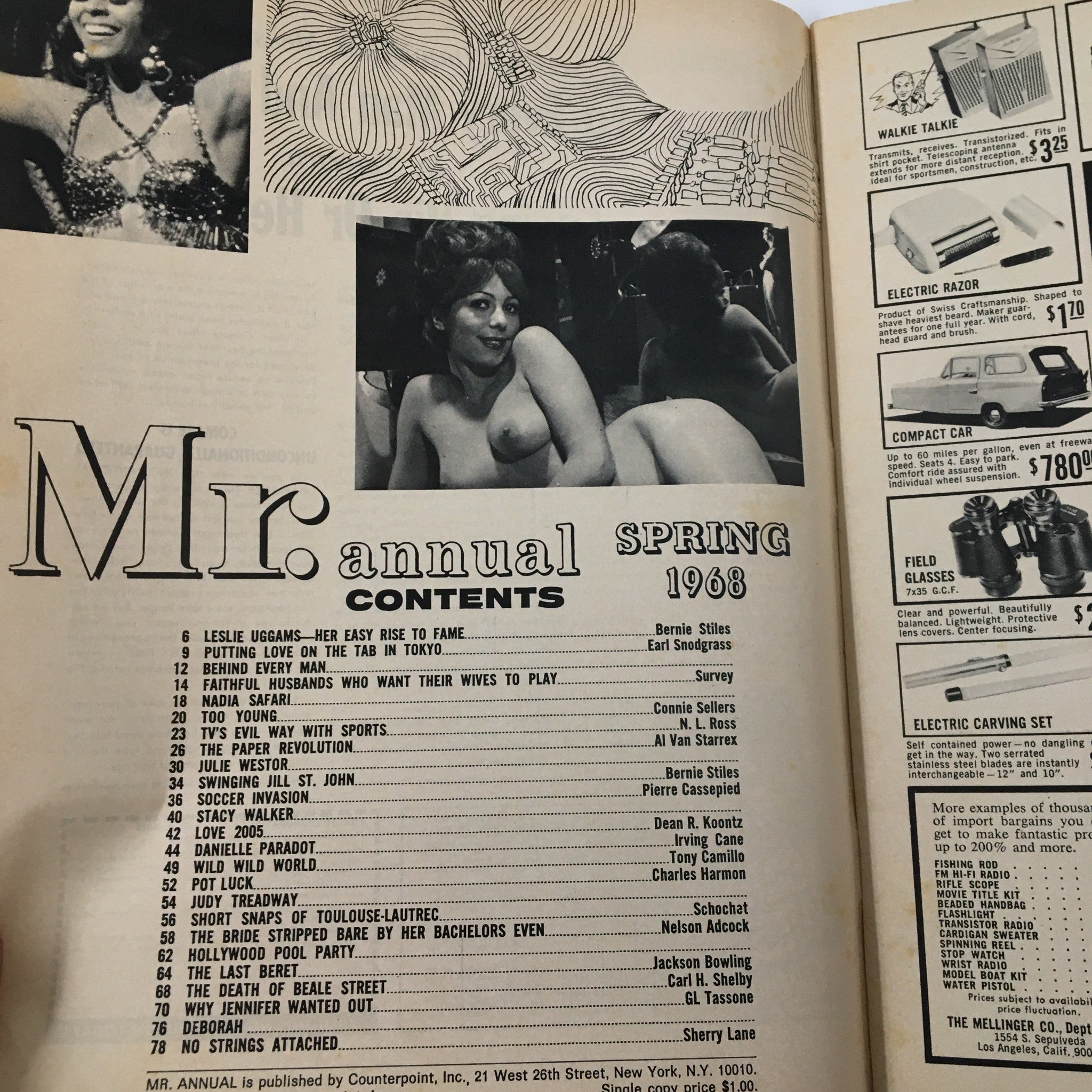 VTG Mr. Annual Magazine Spring 1968 Faithful Husbands Wants Wives Play No Label