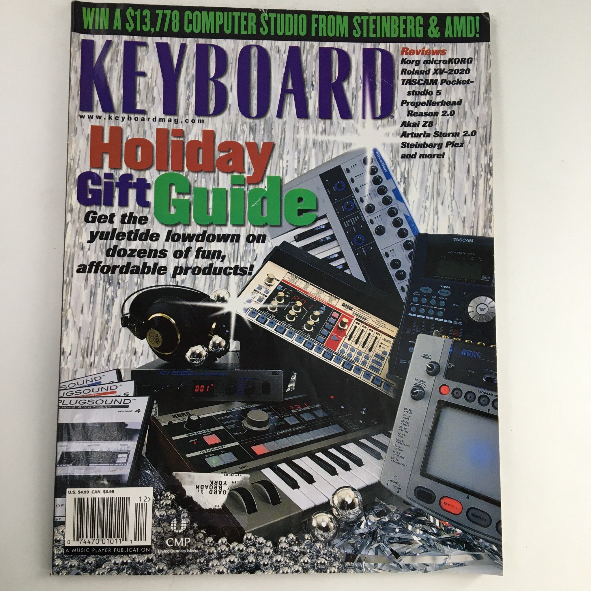 Keyboard Magazine December 2002 Holiday Gift Guide & Korg MicroKorg Review