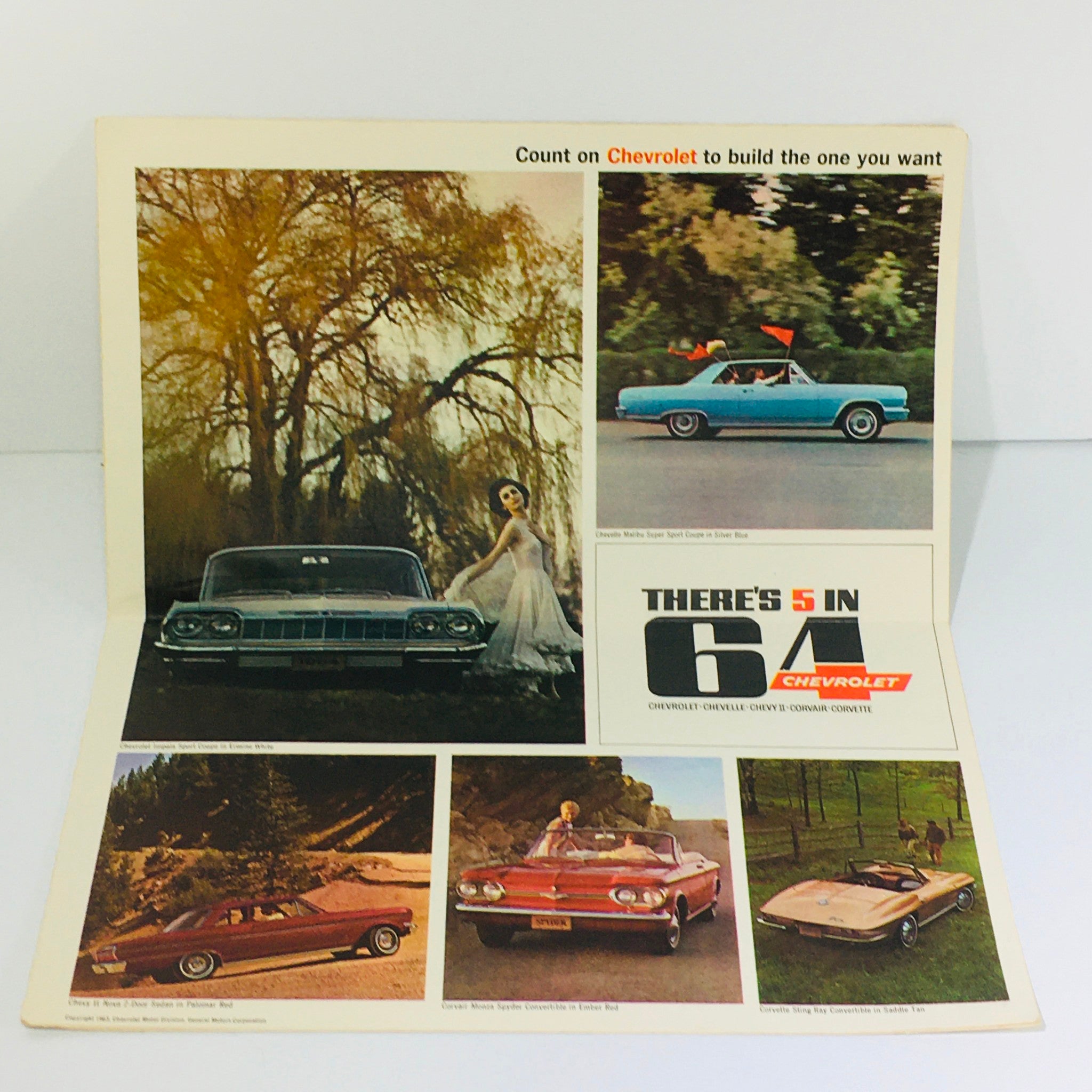 1964 Chevrolet Chevelle Malibu Sports Coupe Dealership Car Auto Brochure Catalog