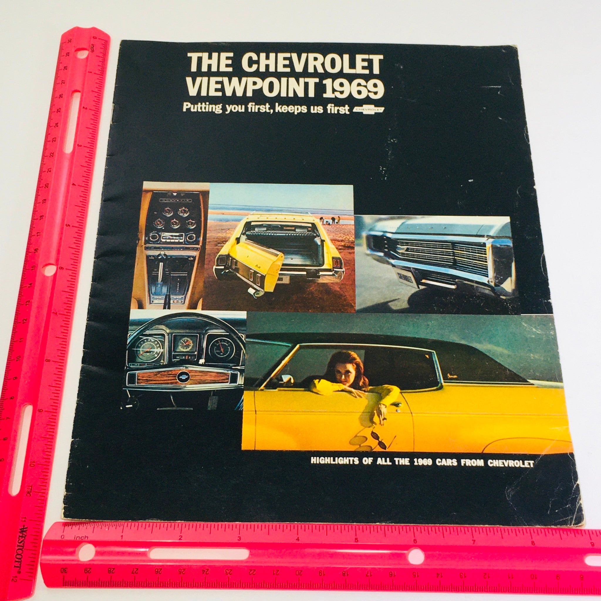 1969 Chevrolet Viewpoint Showroom Dealership Car Auto Brochure Catalog