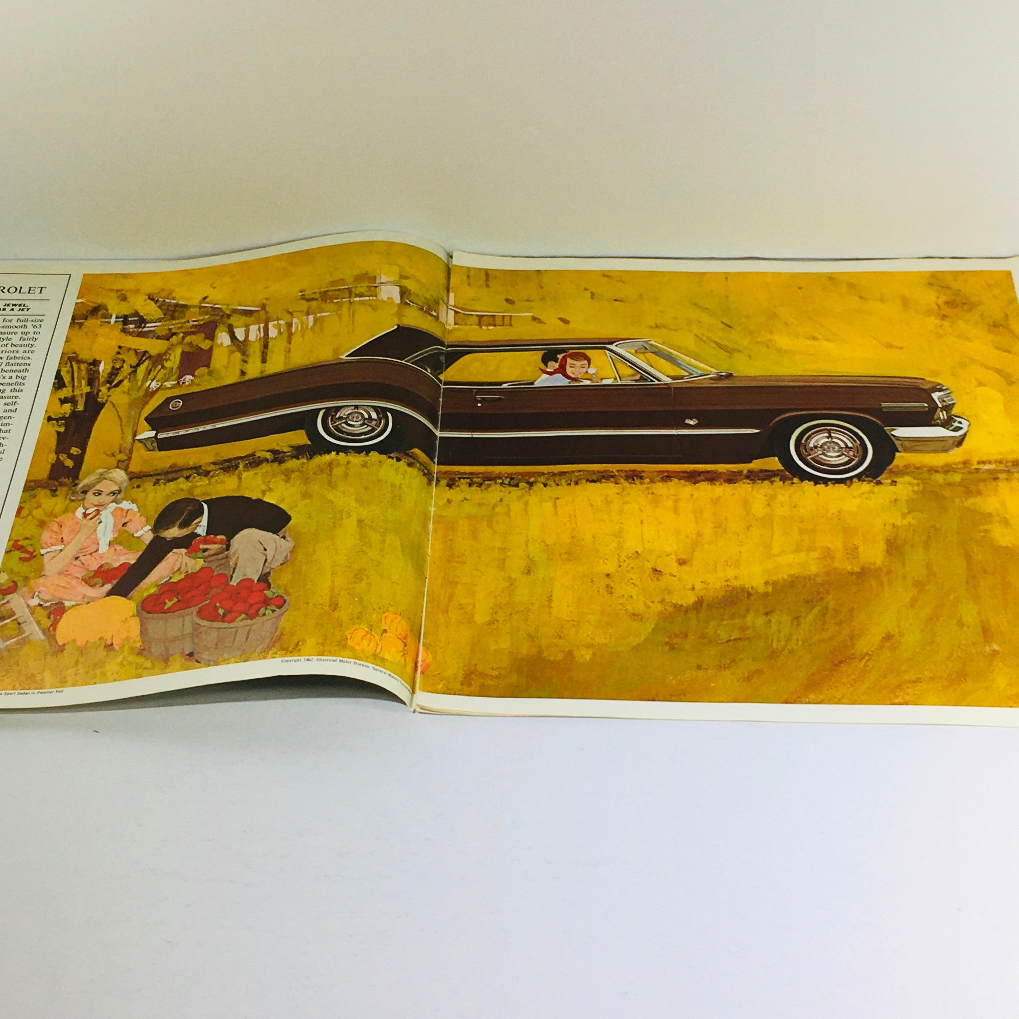 1963 Chevrolet impala Showroom Dealership Car Auto Brochure Catalog