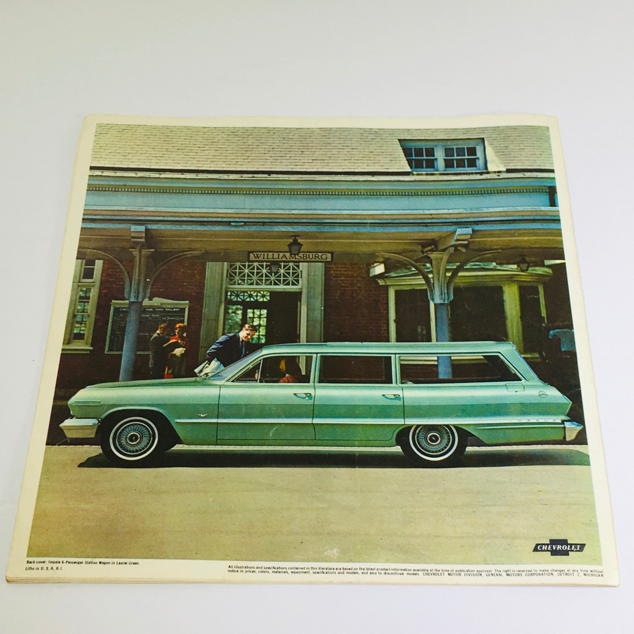 1963 Chevrolet impala Showroom Dealership Car Auto Brochure Catalog