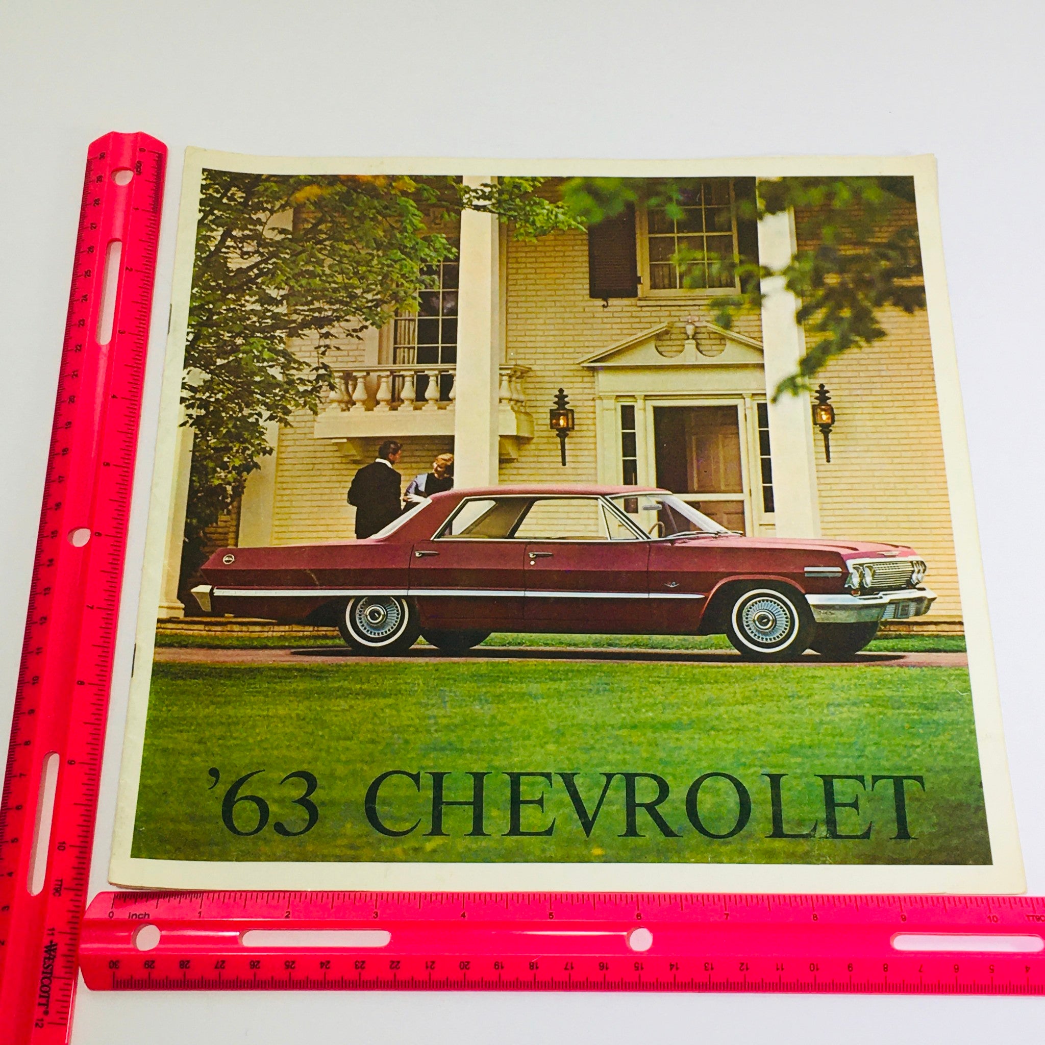 1963 Chevrolet impala Showroom Dealership Car Auto Brochure Catalog