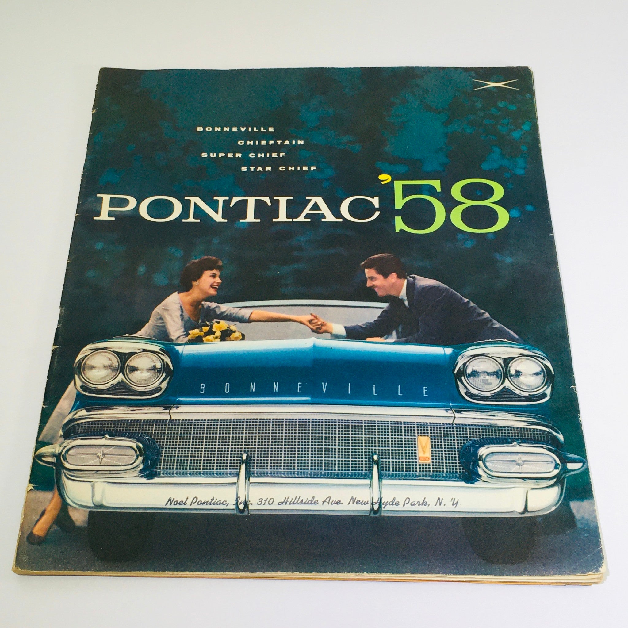 1958 Pontiac Bonneville Chieftain Super & Star Chief Car Auto Brochure Catalog