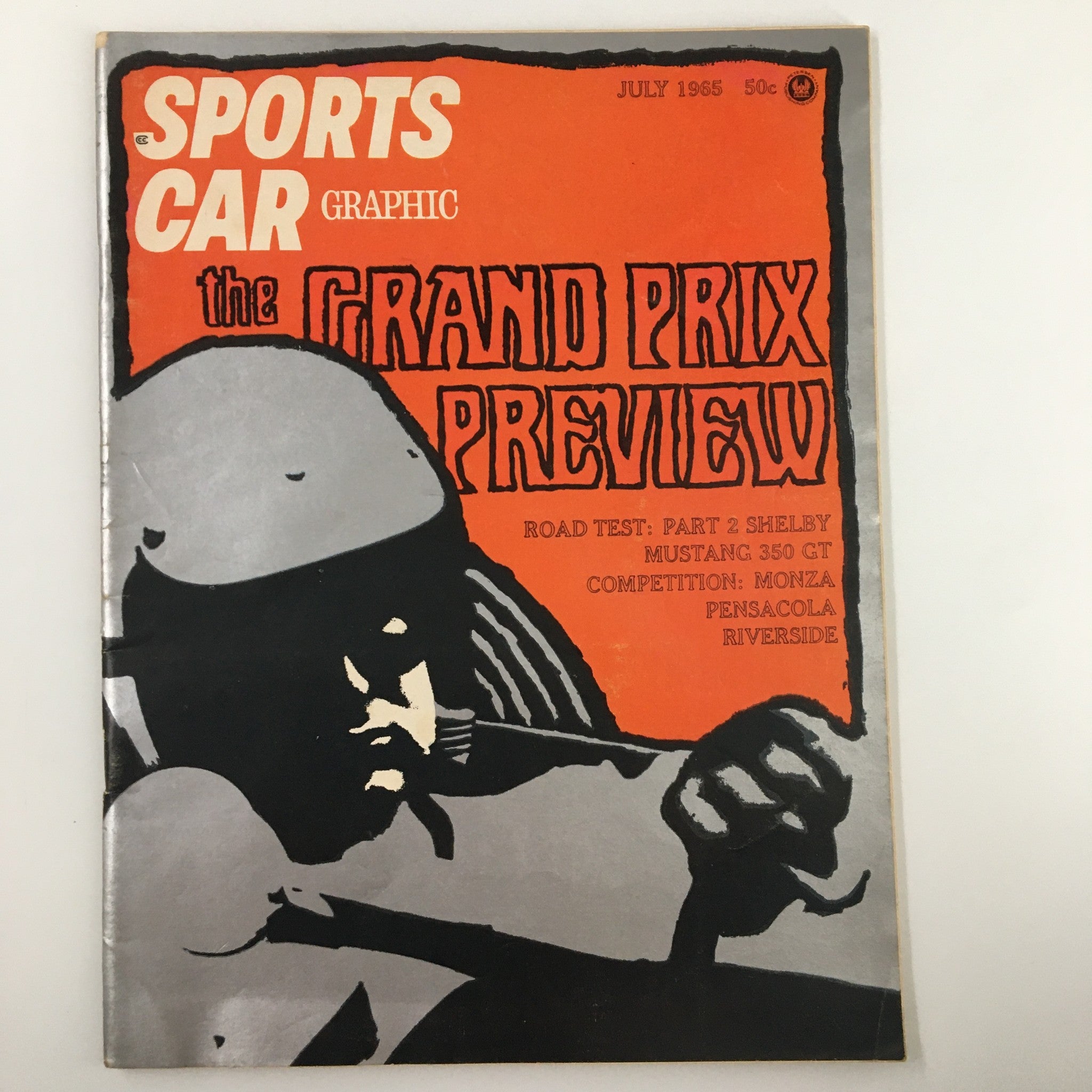 VTG Sports Car Graphic Magazine July 1965 The Grand Prix Preview No Label