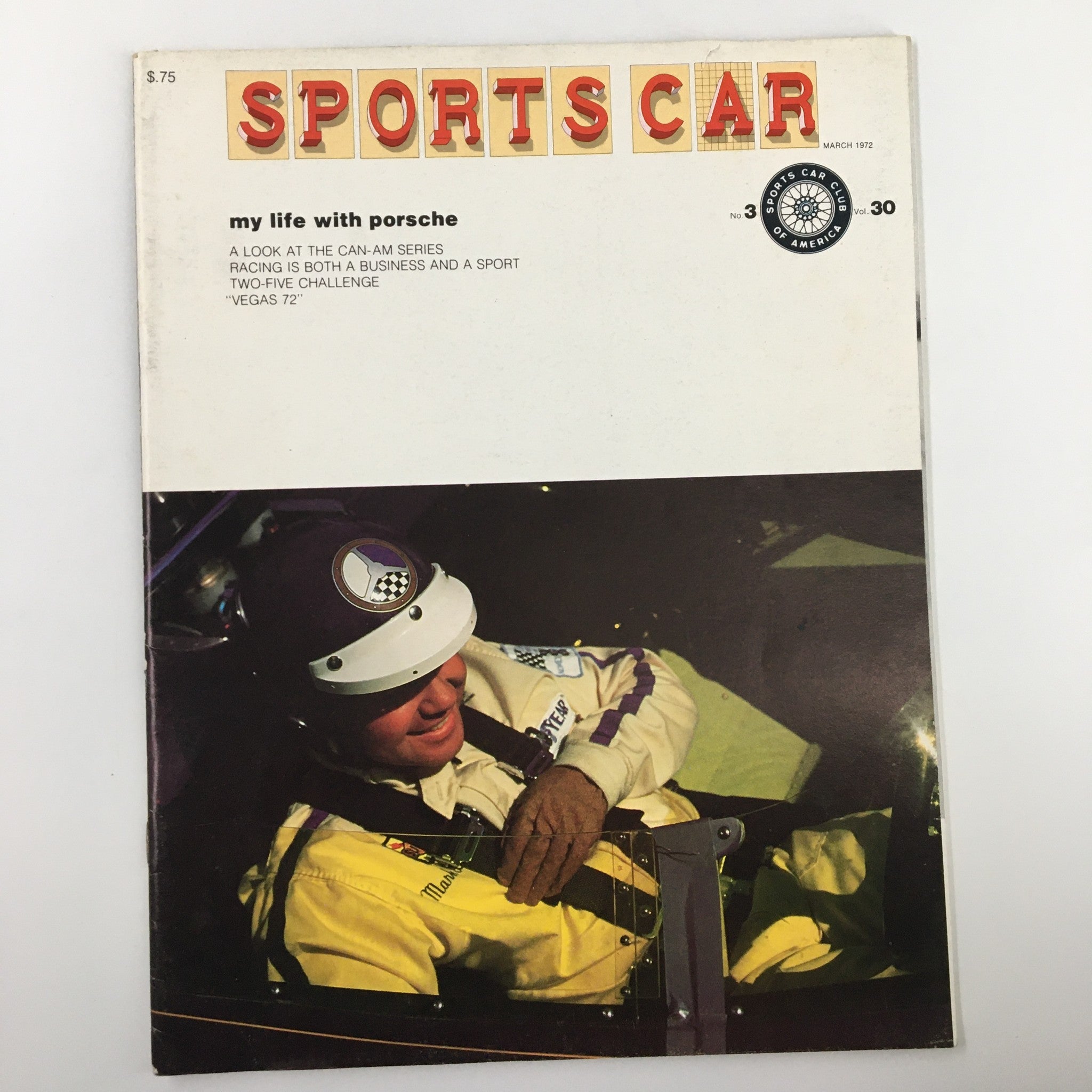 VTG Sports Car Magazine March 1972 My Life with Porsche The Vegas 1972 No Label