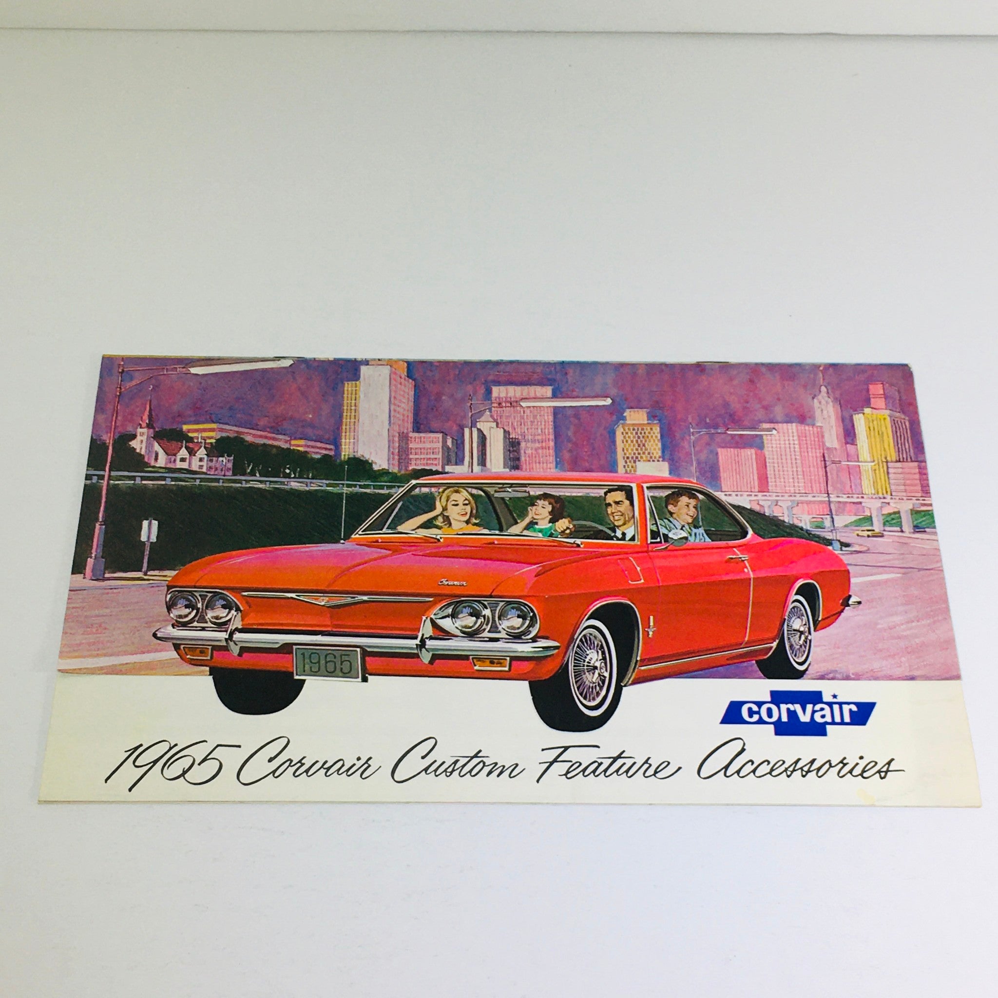 1965 Corvair Custom Features Accessories Dealership Car Auto Brochure Catalog