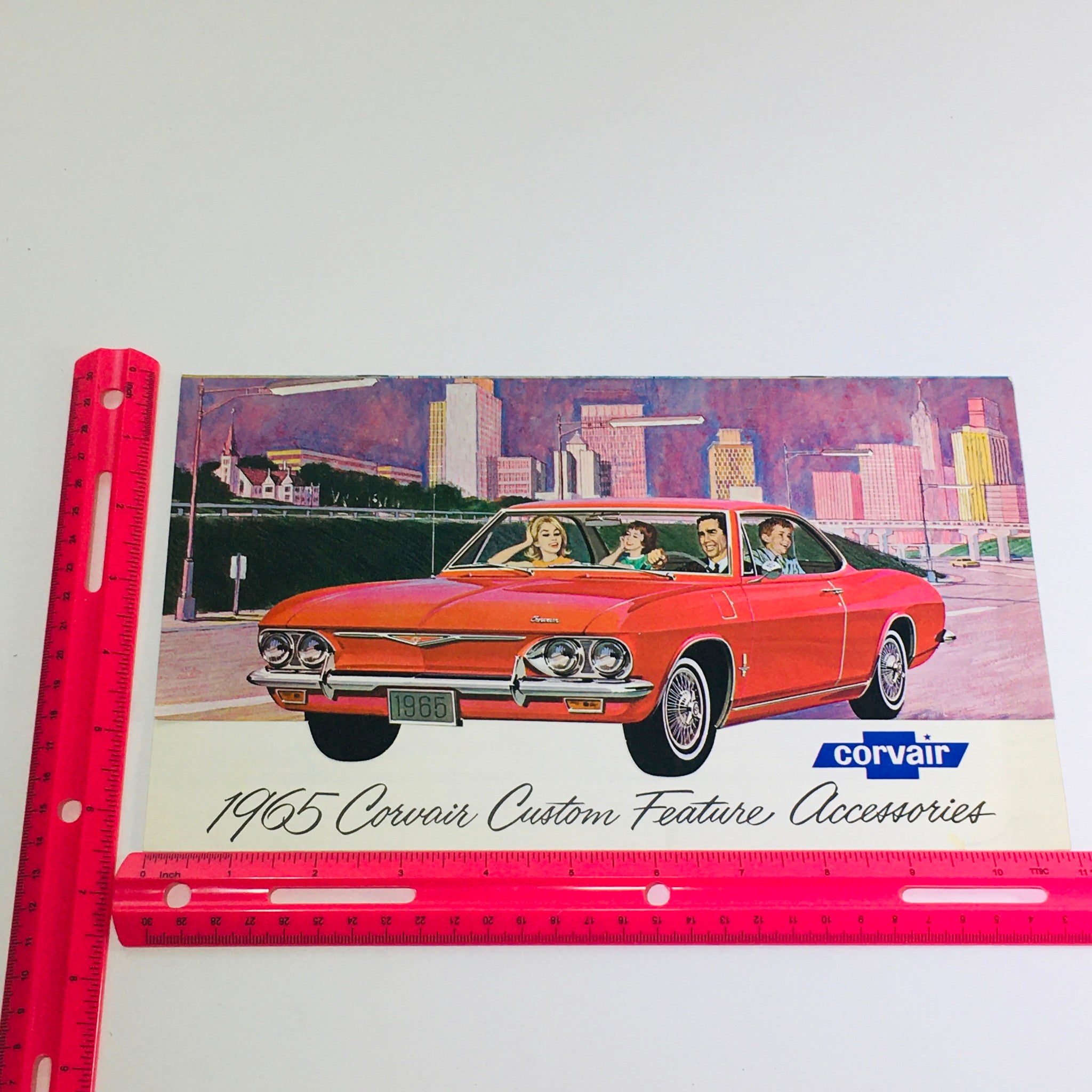 1965 Corvair Custom Features Accessories Dealership Car Auto Brochure Catalog