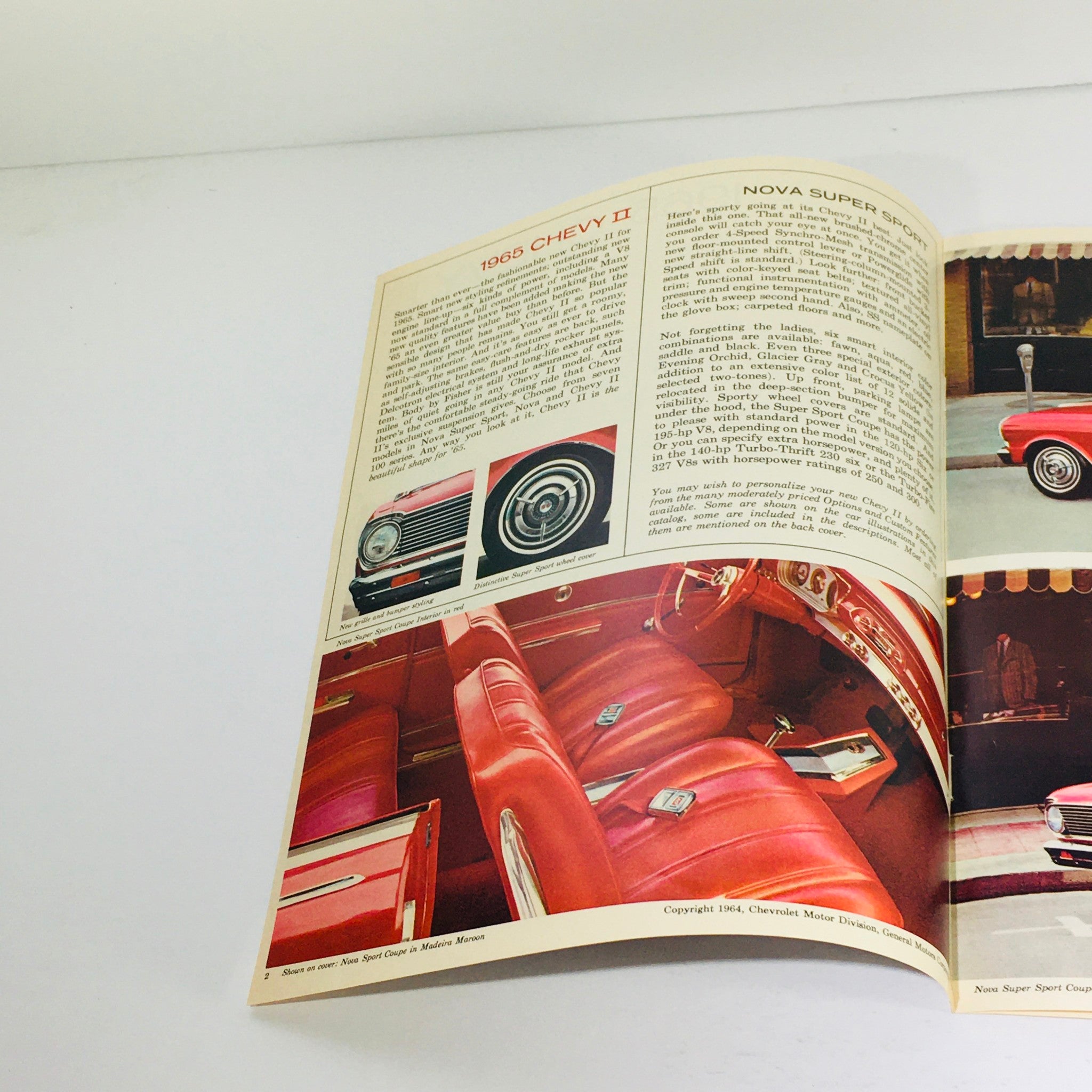 1965 Chevrolet Chevy II - Nova Super Sport Dealership Car Auto Brochure Catalog