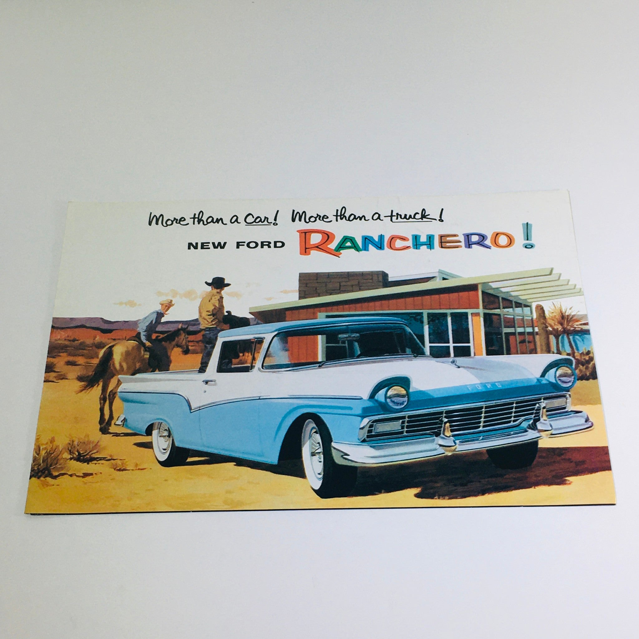 1957 Ford Ranchero Models Showroom Dealership Car Auto Brochure Catalog