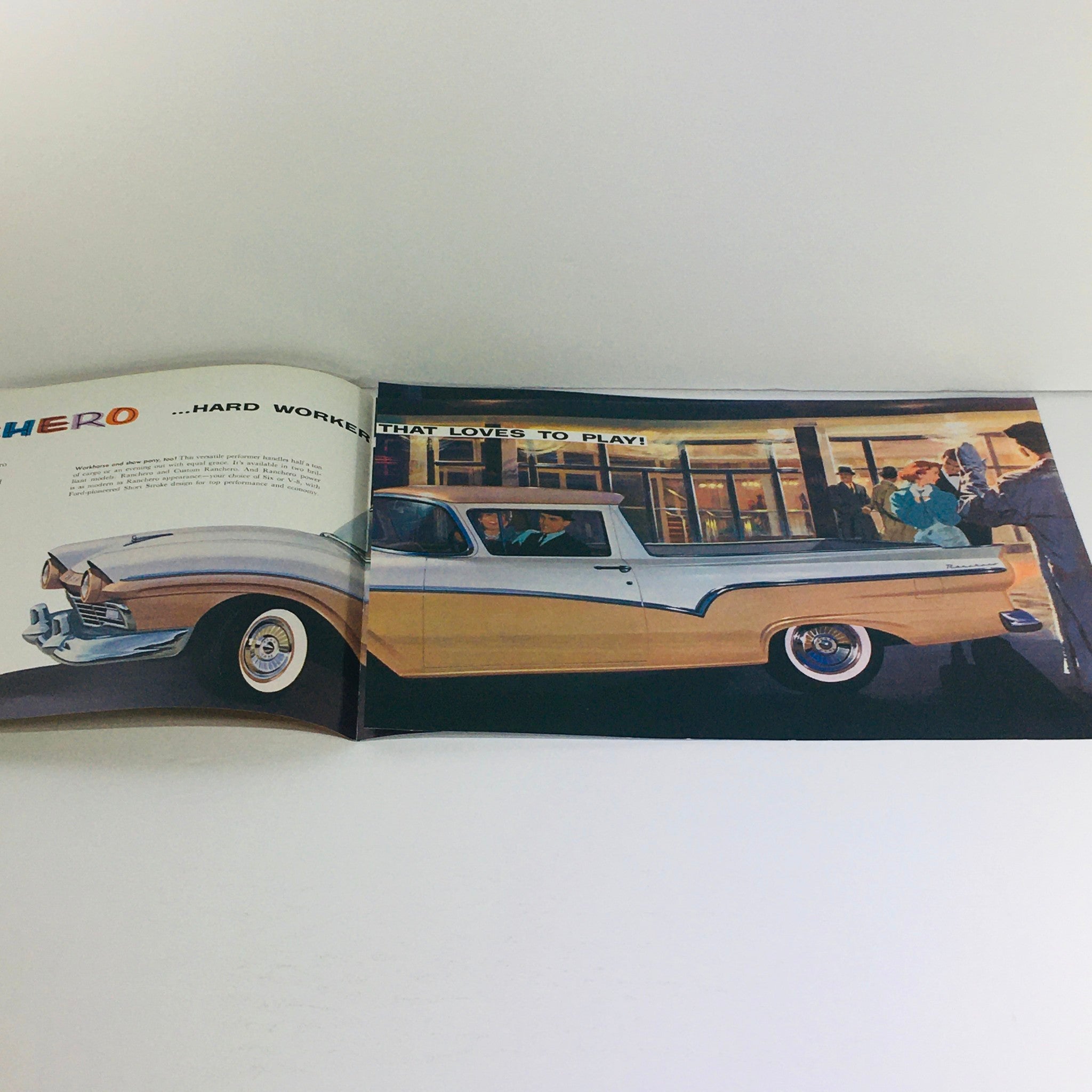 1957 Ford Ranchero Models Showroom Dealership Car Auto Brochure Catalog