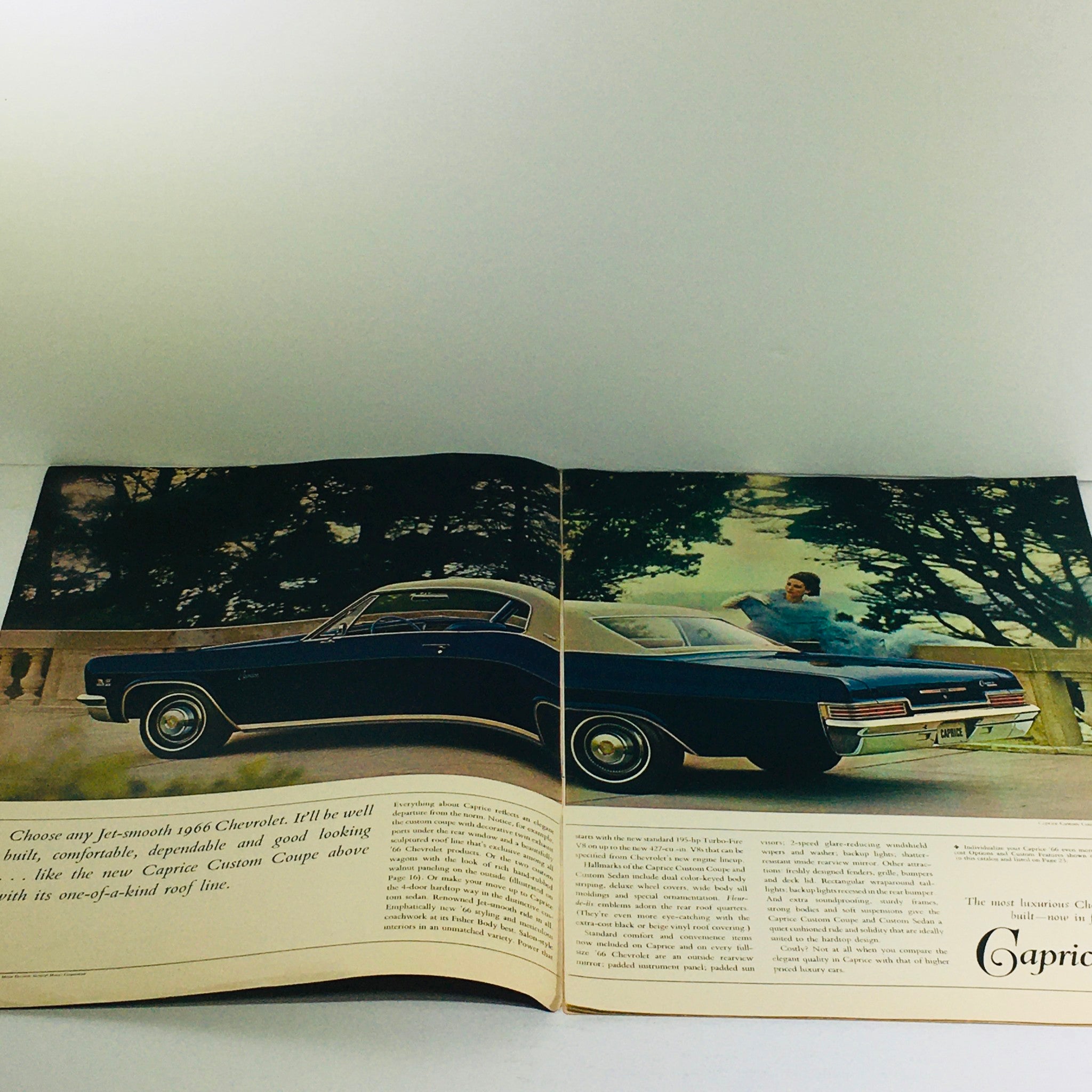 1966 Chevrolet Caprice-Impala-Bel Air Dealership Car Auto Brochure Catalog