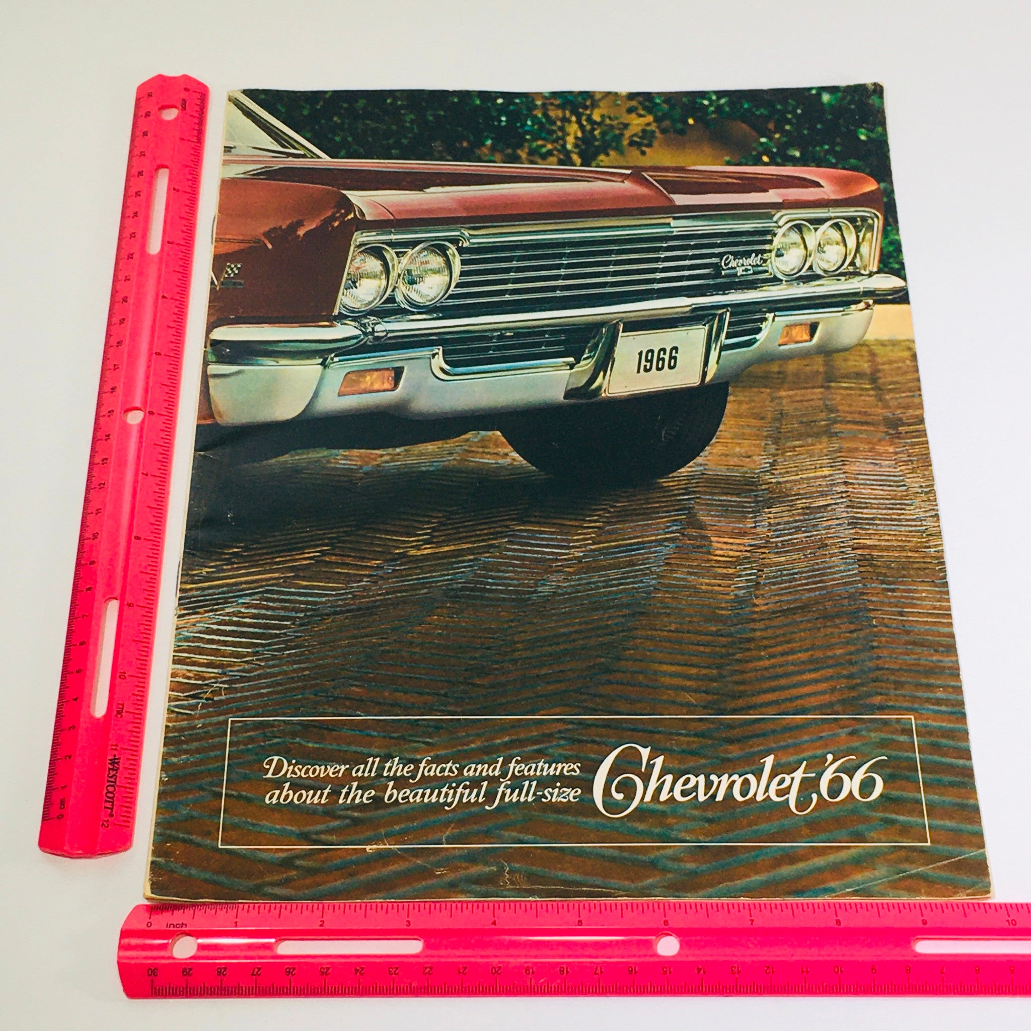 1966 Chevrolet Caprice-Impala-Bel Air Dealership Car Auto Brochure Catalog