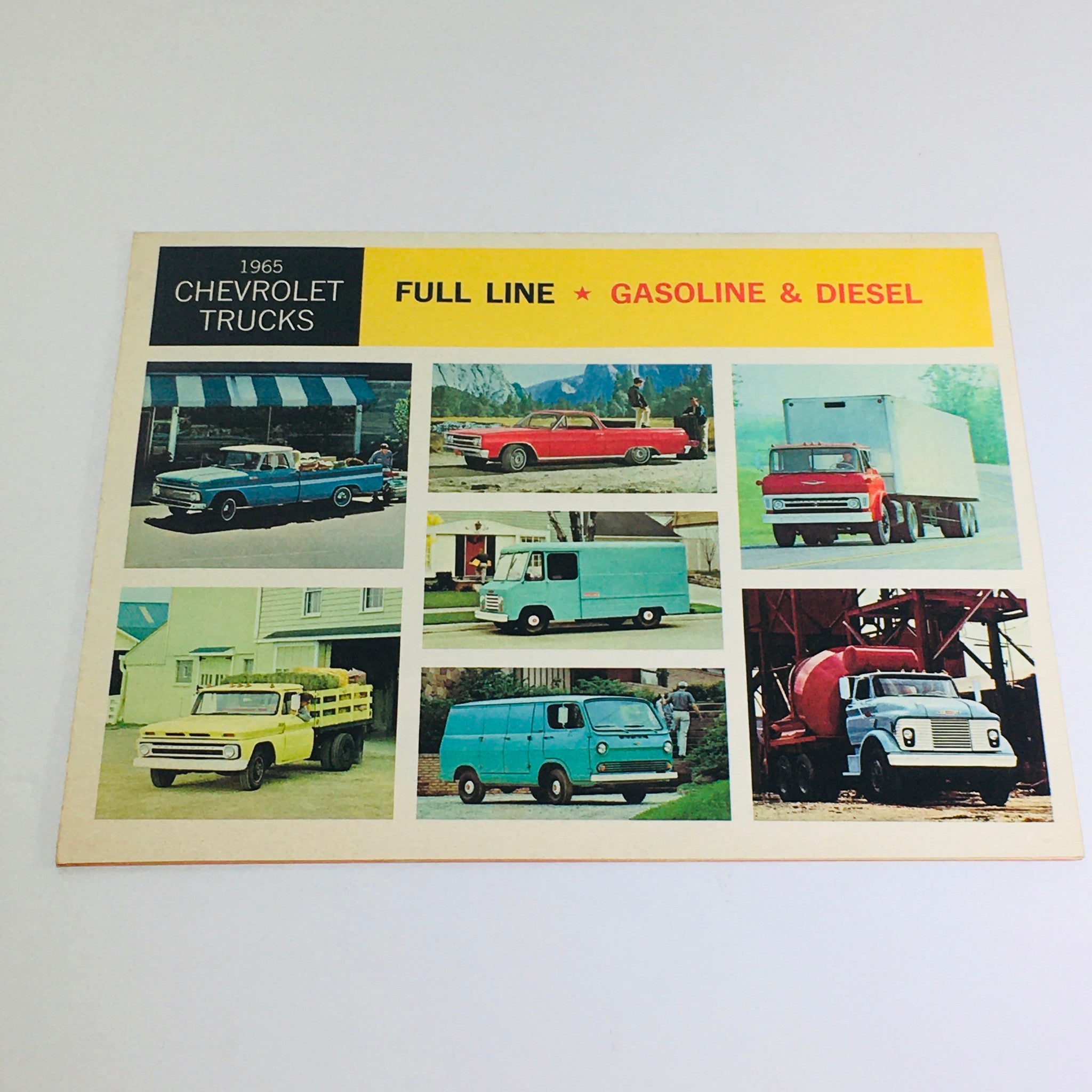 1965 Chevrolet Full-Line Truck Selector Dealership Car Auto Brochure Catalog