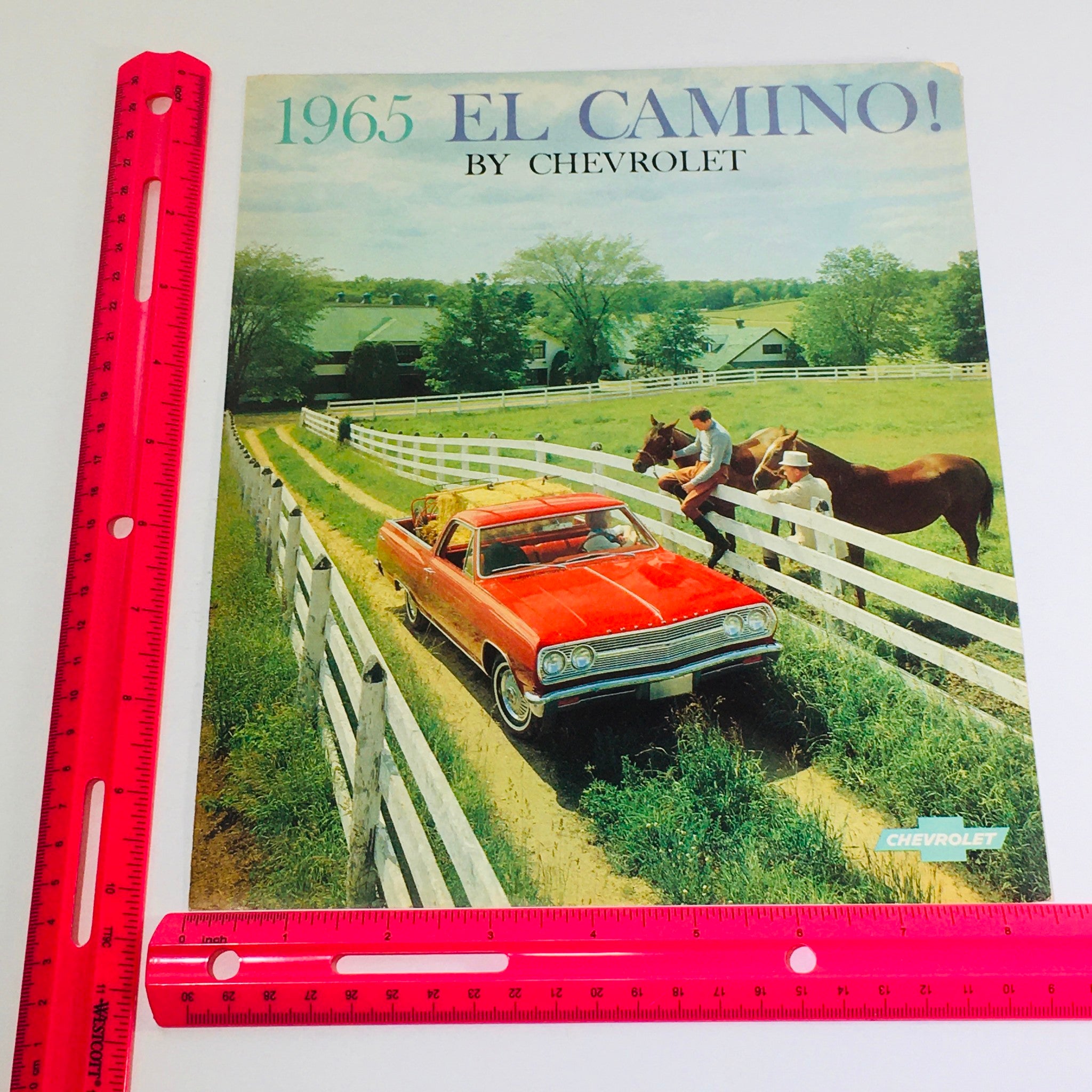 1965 Chevrolet El Camino Specifications Dealership Car Auto Brochure Catalog