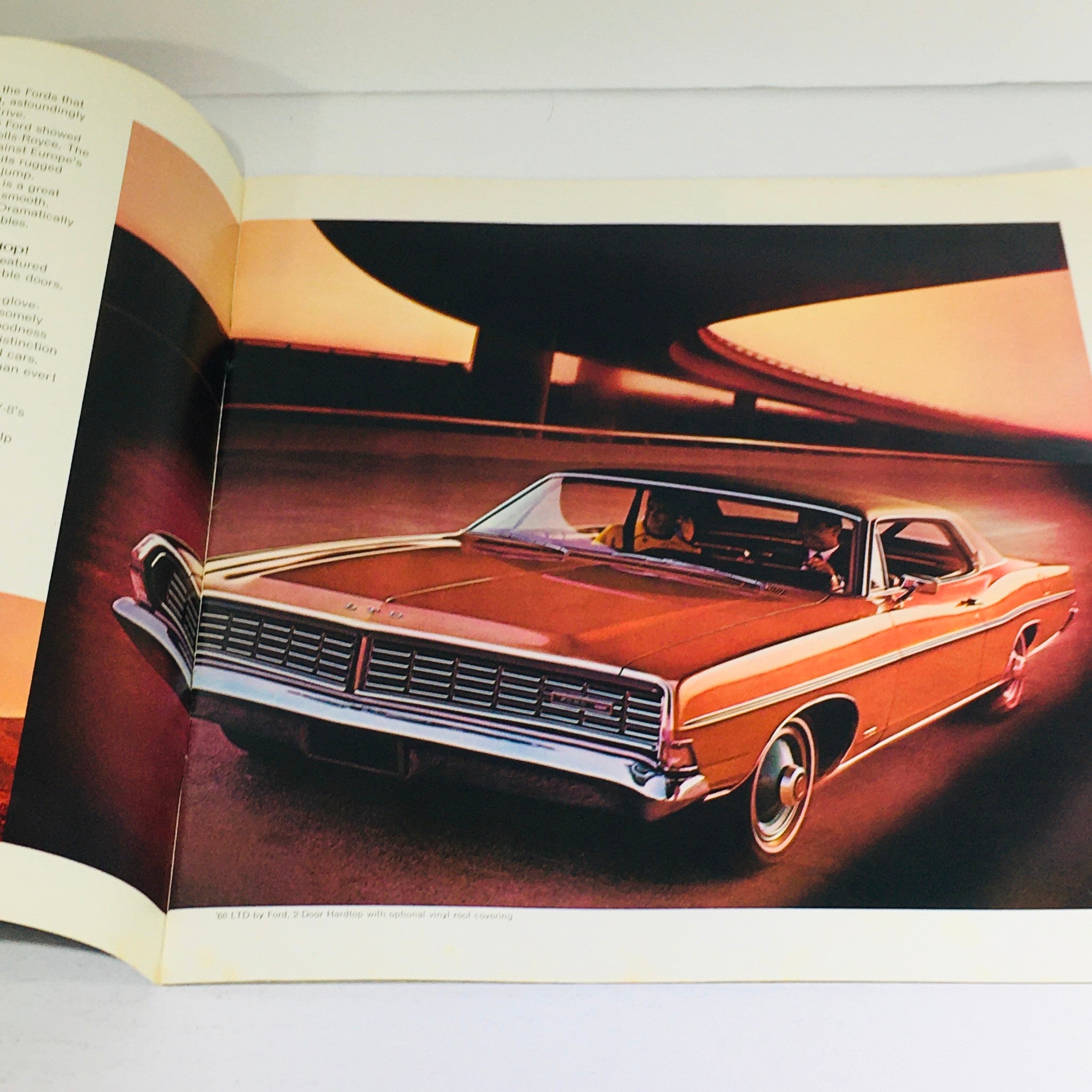 1968 Ford LTD 2-Door Hardtop Specification Dealership Car Auto Brochure Catalog