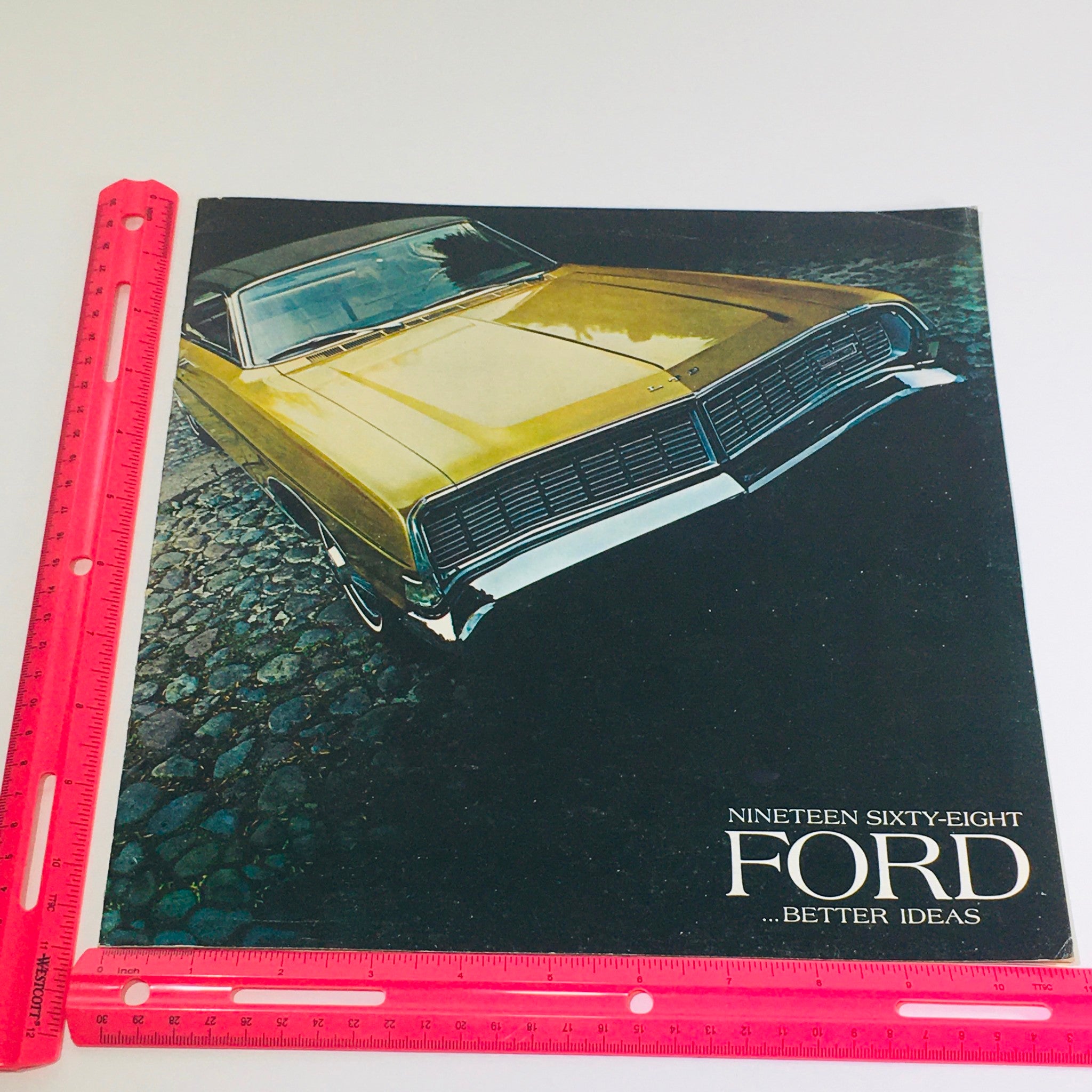 1968 Ford LTD 2-Door Hardtop Specification Dealership Car Auto Brochure Catalog