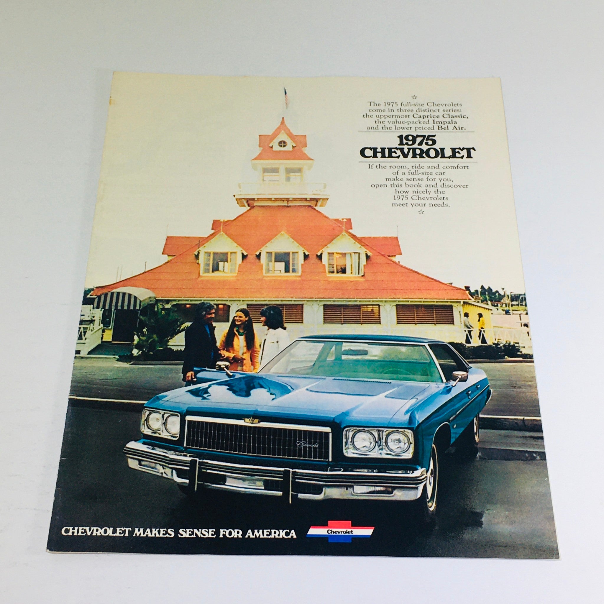 1975 Chevrolet Caprice-Impala-Bel Air Dealership Car Auto Brochure Catalog