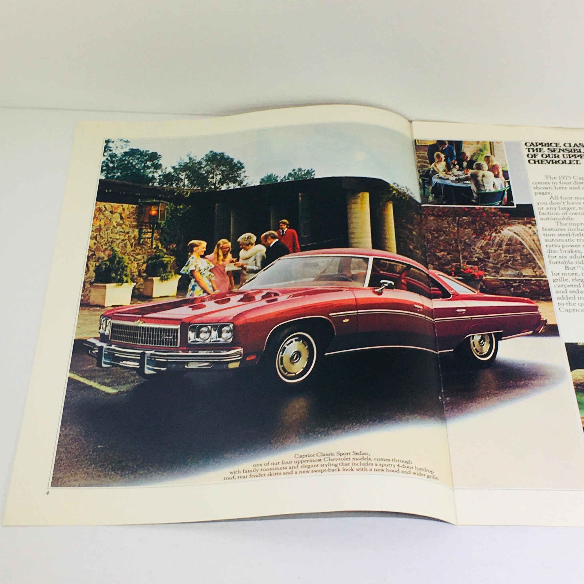 1975 Chevrolet Caprice-Impala-Bel Air Dealership Car Auto Brochure Catalog