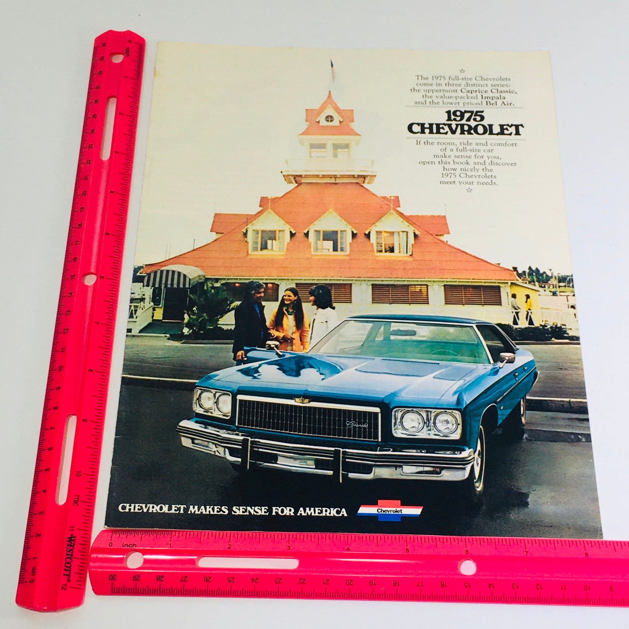 1975 Chevrolet Caprice-Impala-Bel Air Dealership Car Auto Brochure Catalog