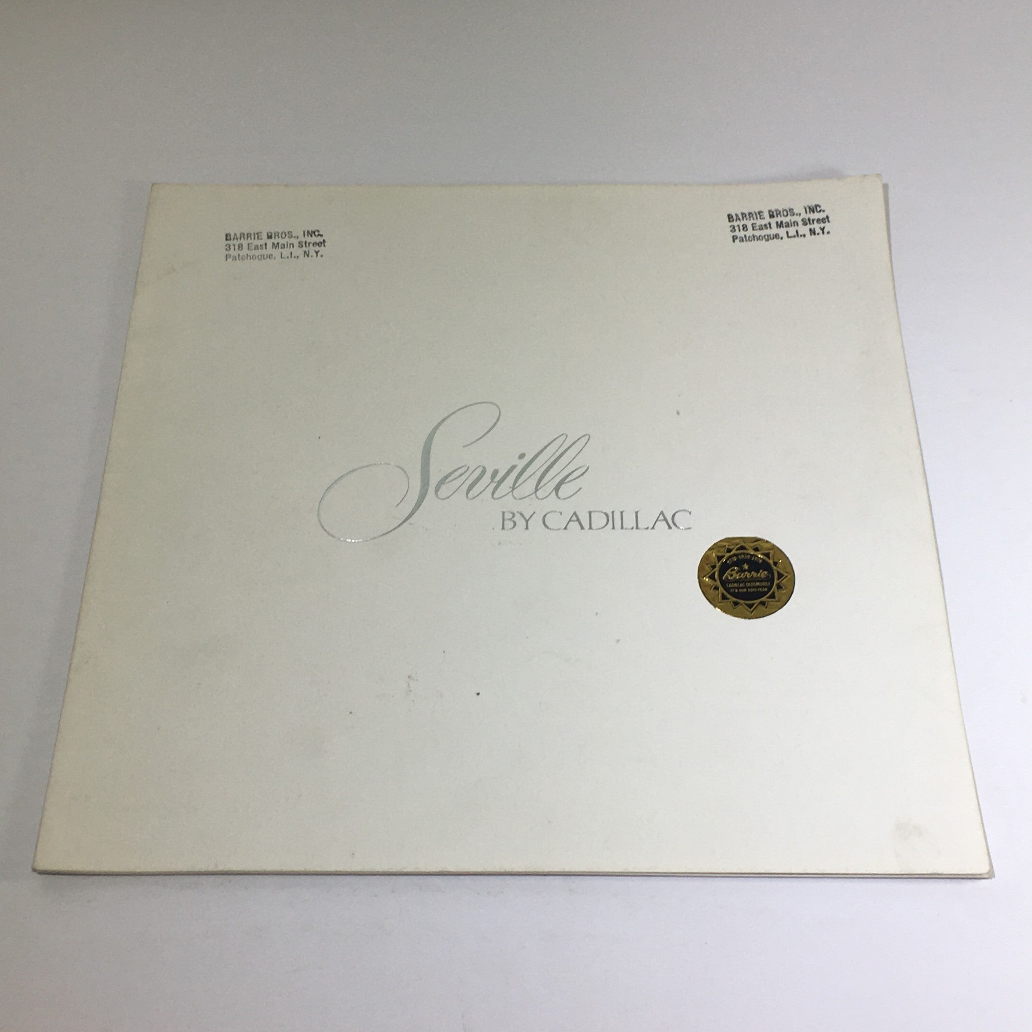 1975 Seville by Cadillac Dealership Luxury Car Auto Brochure Catalog