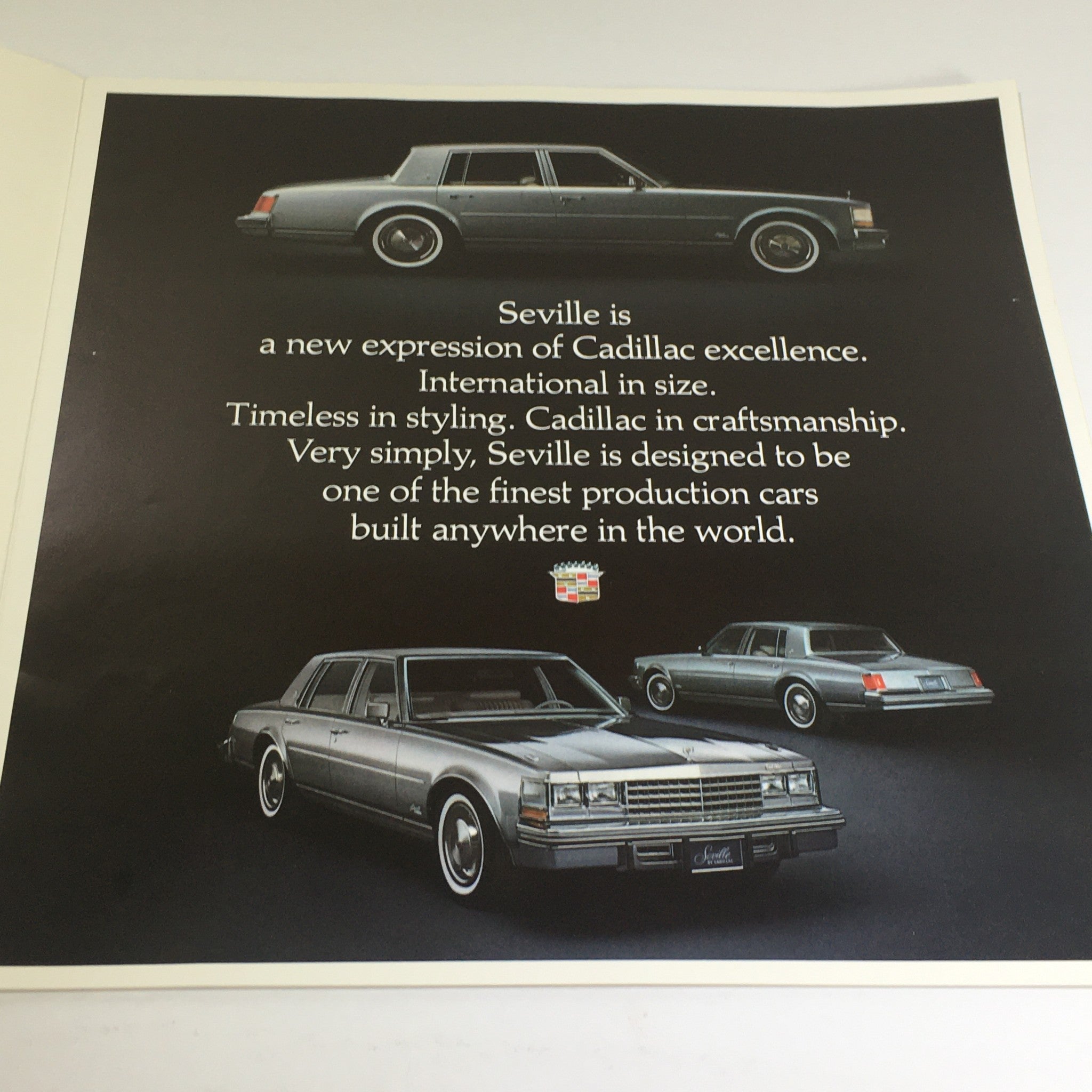 1975 Seville by Cadillac Dealership Luxury Car Auto Brochure Catalog