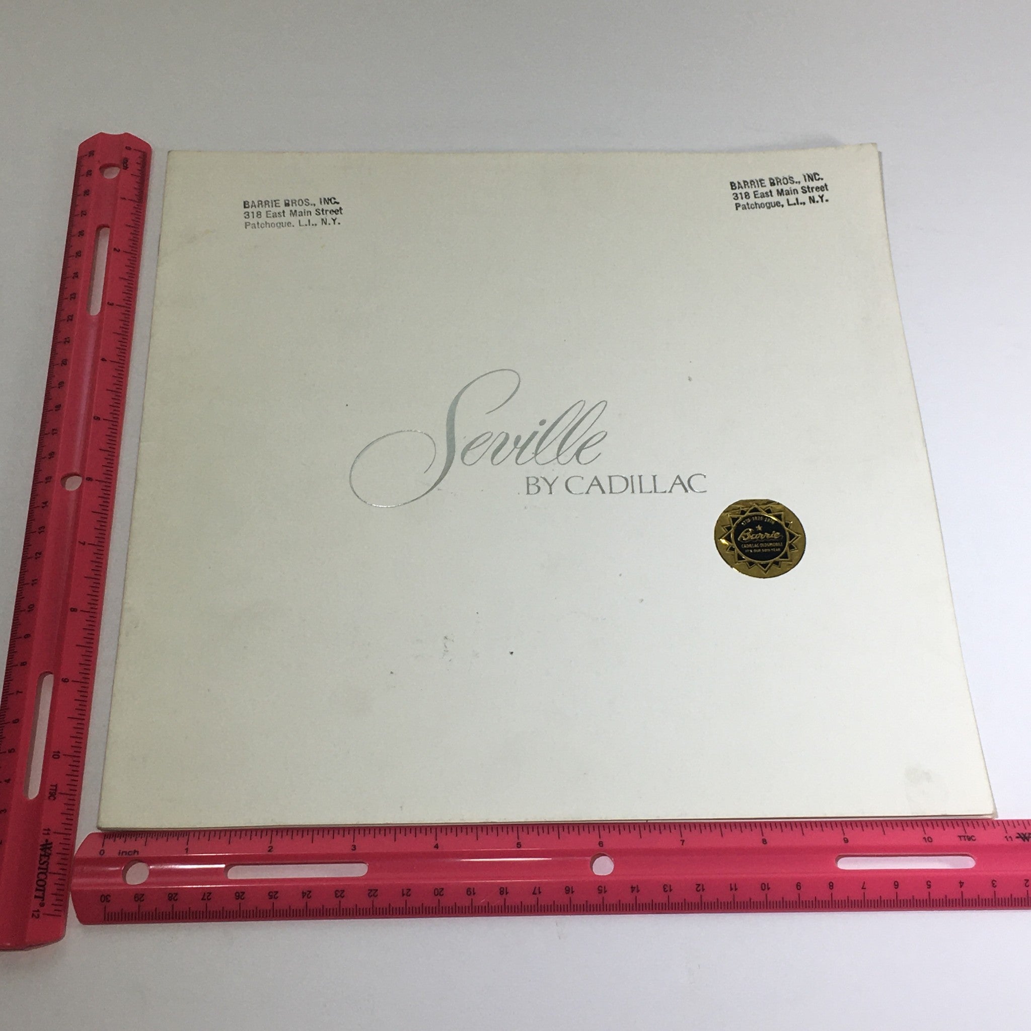 1975 Seville by Cadillac Dealership Luxury Car Auto Brochure Catalog