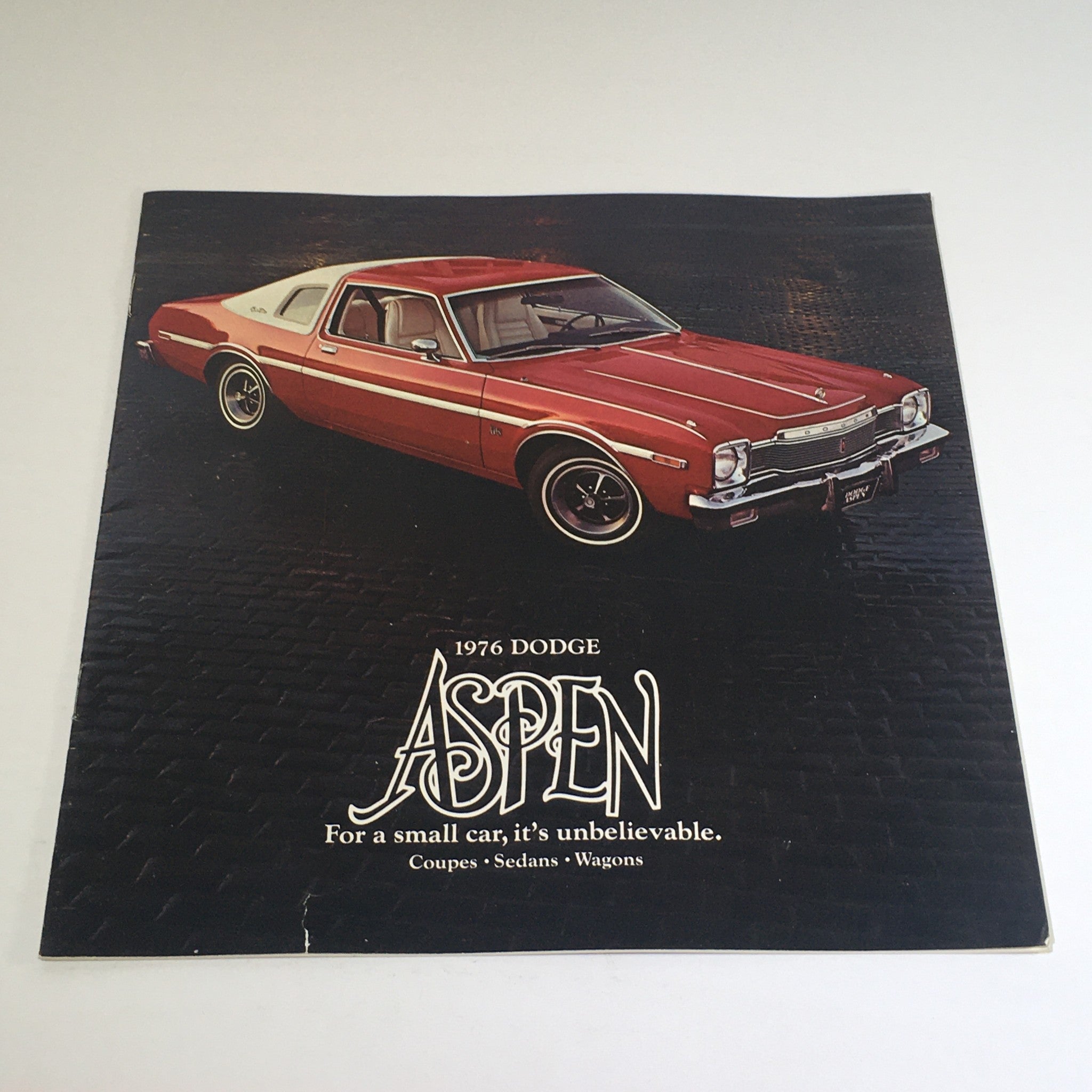 1976 Dodge Aspen Coupes, Sedan, Wagons. Dealership Car Auto Brochure Catalog