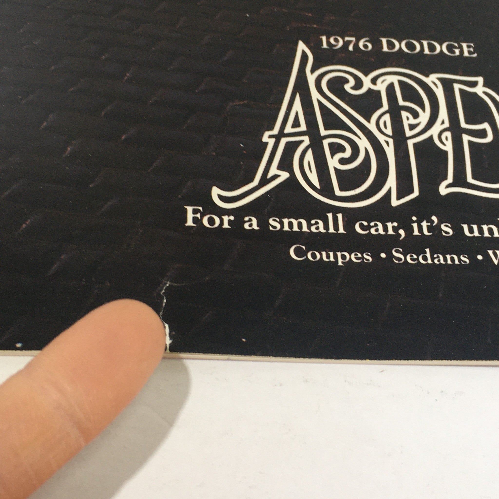 1976 Dodge Aspen Coupes, Sedan, Wagons. Dealership Car Auto Brochure Catalog