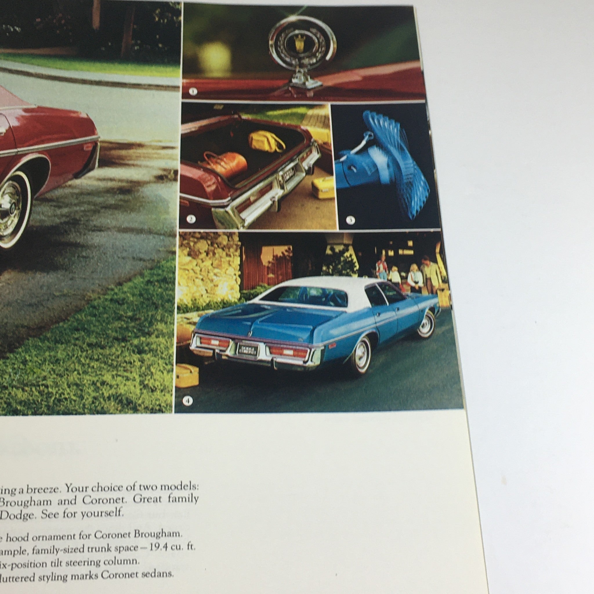 1976 Dodge Coronet Sedans, Wagons Specifications Car Auto Brochure Catalog