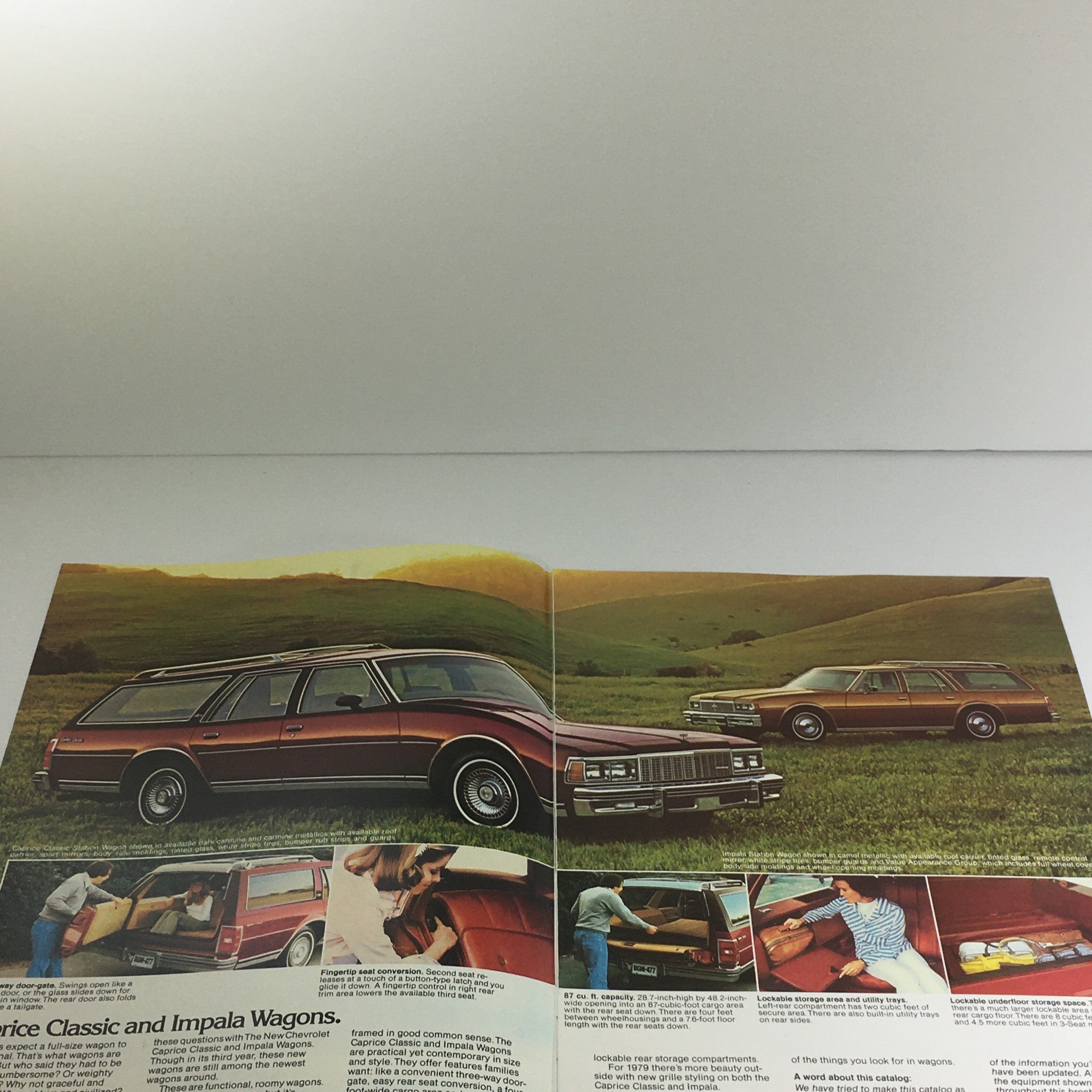 1979 Chevrolet Caprice & Impala Wagons Specifications Car Auto Brochure Catalog