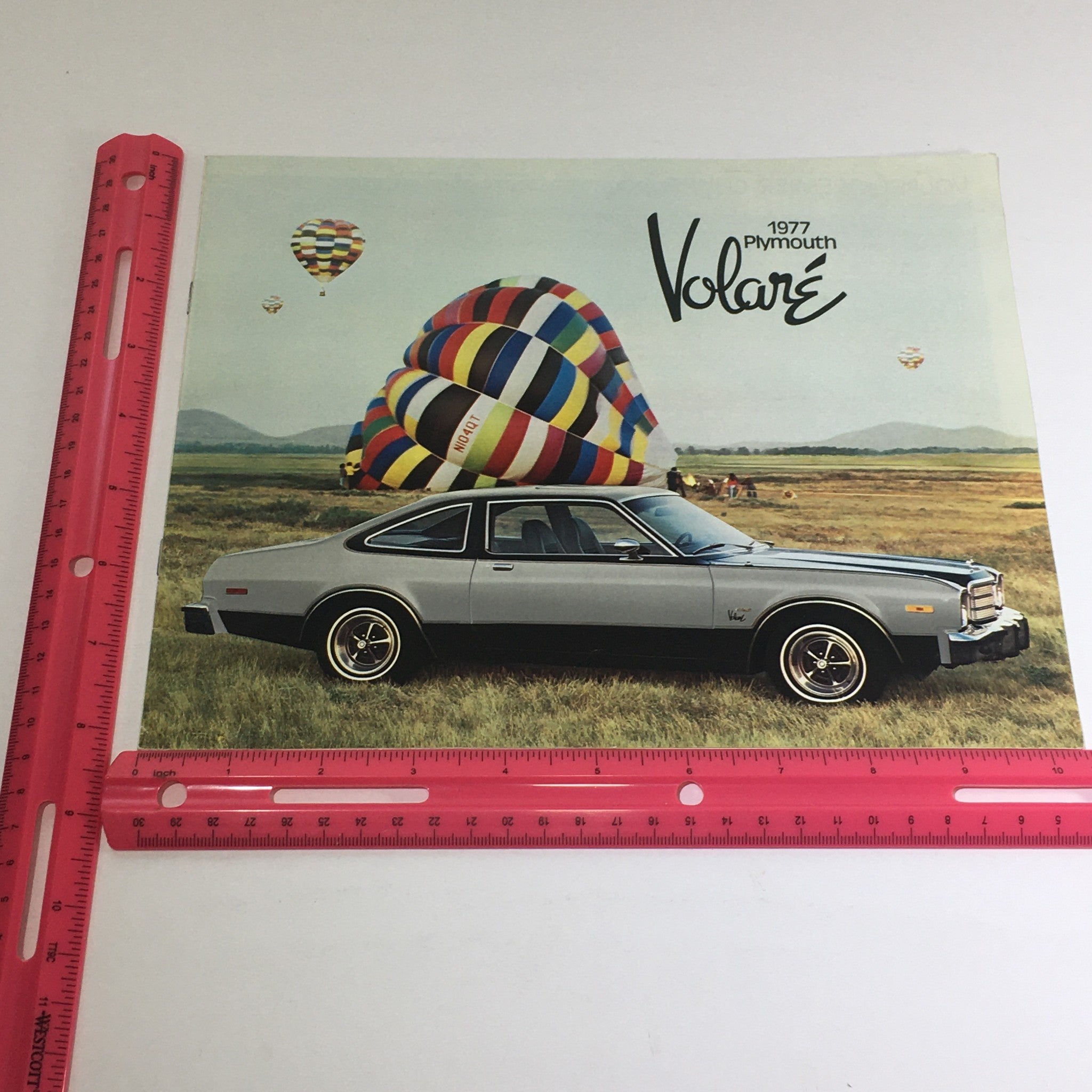 1977 Plymouth Volare Custom Two-Tone Coupe Dealership Car Auto Brochure Catalog